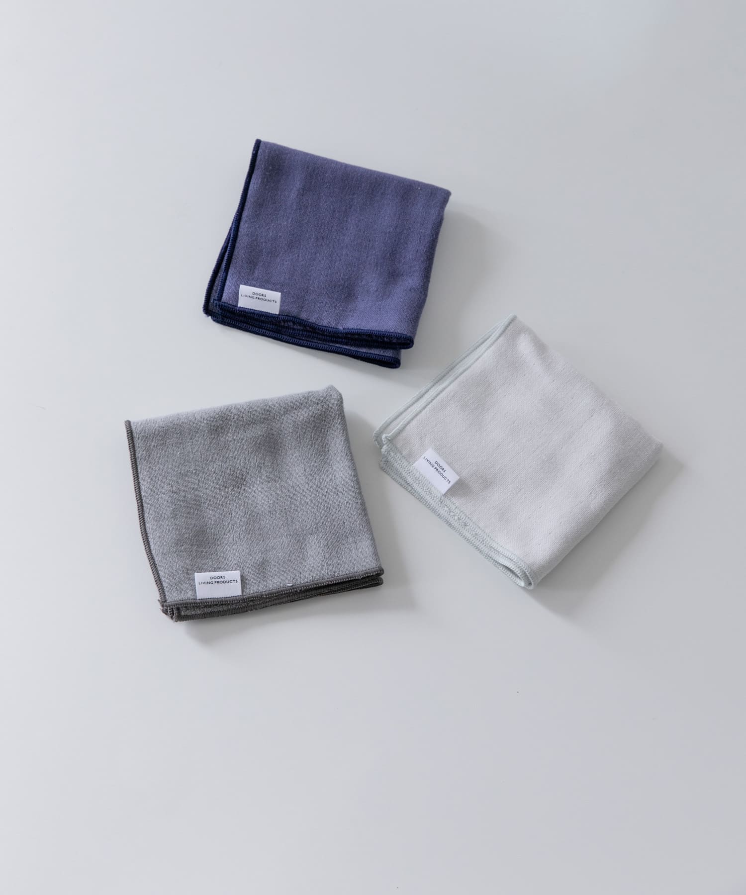 DOORS LIVING PRODUCTS　ガーゼハンカチ グレー -
