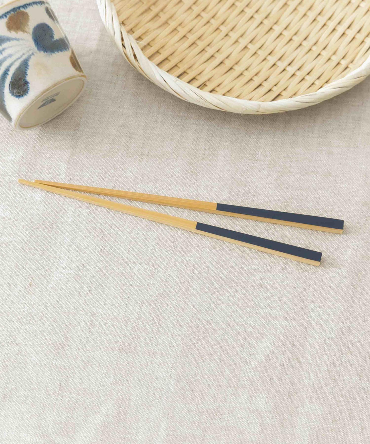 DOORS LIVING PRODUCTS　カラー竹箸 22cm ネイビー -
