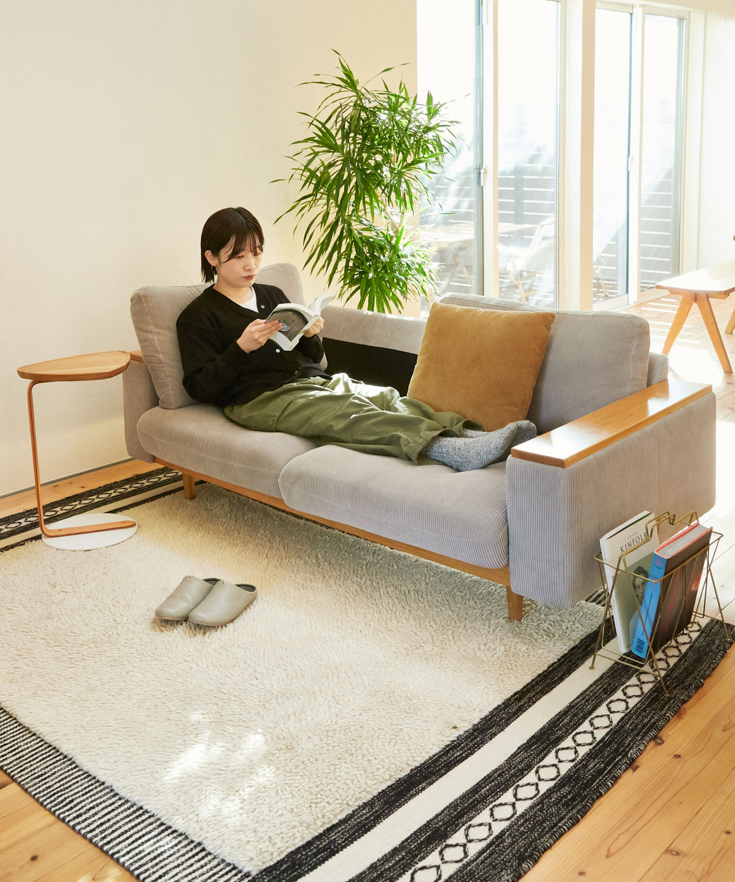 BOTHY Clubhouse Sofa 2.5シーター(Corduroy) CD GRAY one