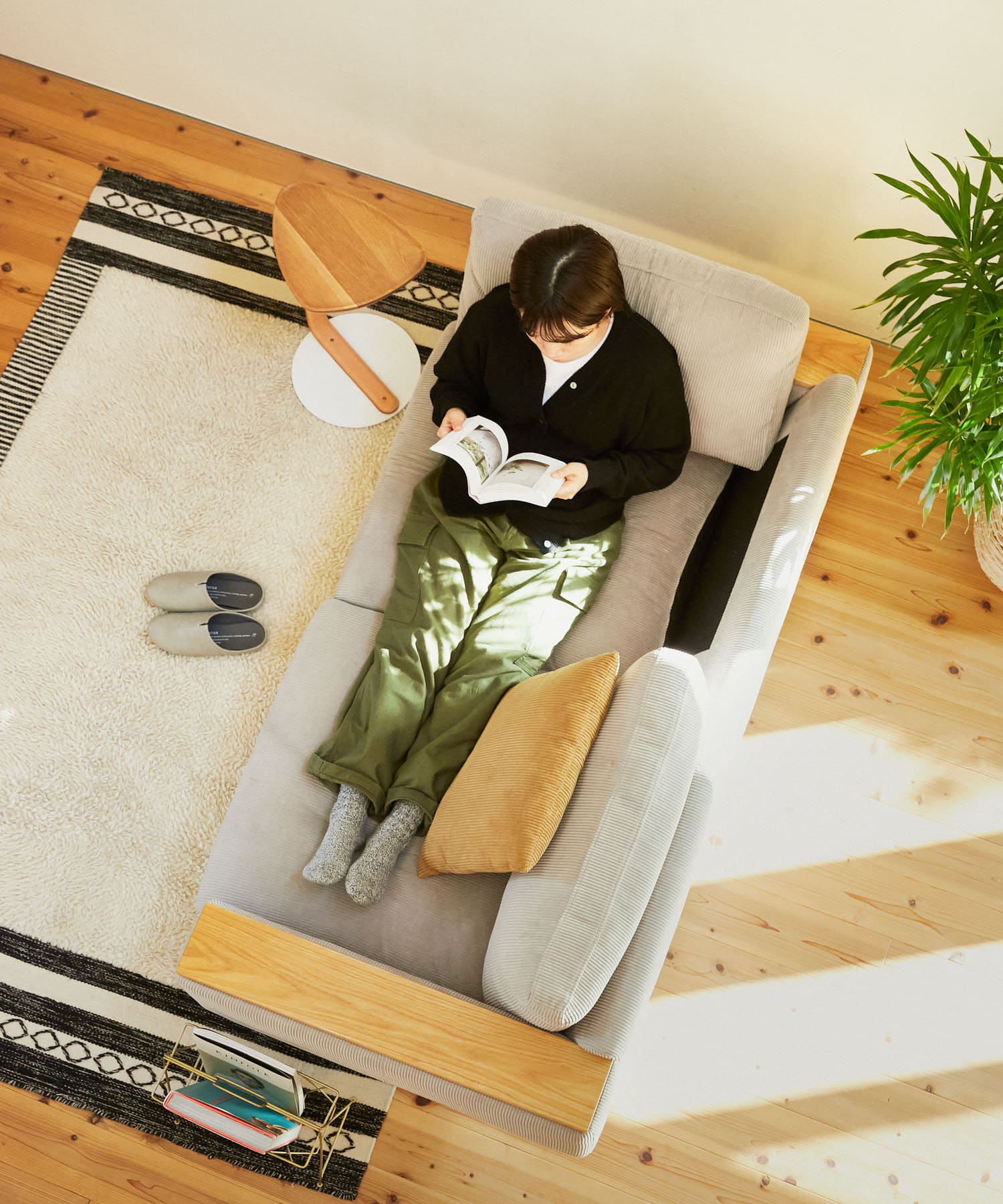 BOTHY Clubhouse Sofa 2.5シーター(Corduroy) CD GRAY one