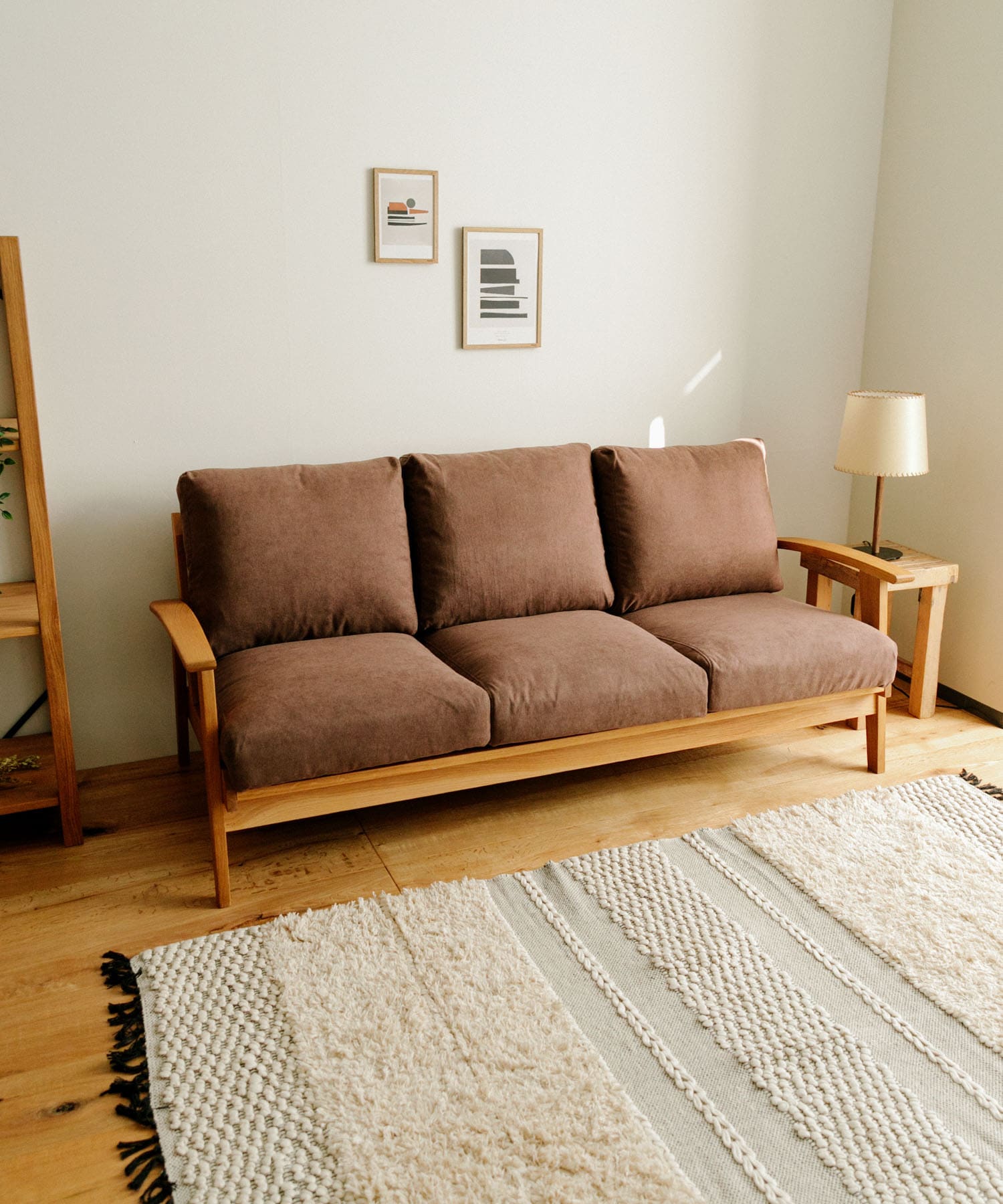 BOTHY Frame Sofa Cushion 1set(Chiffon) ブラウン one