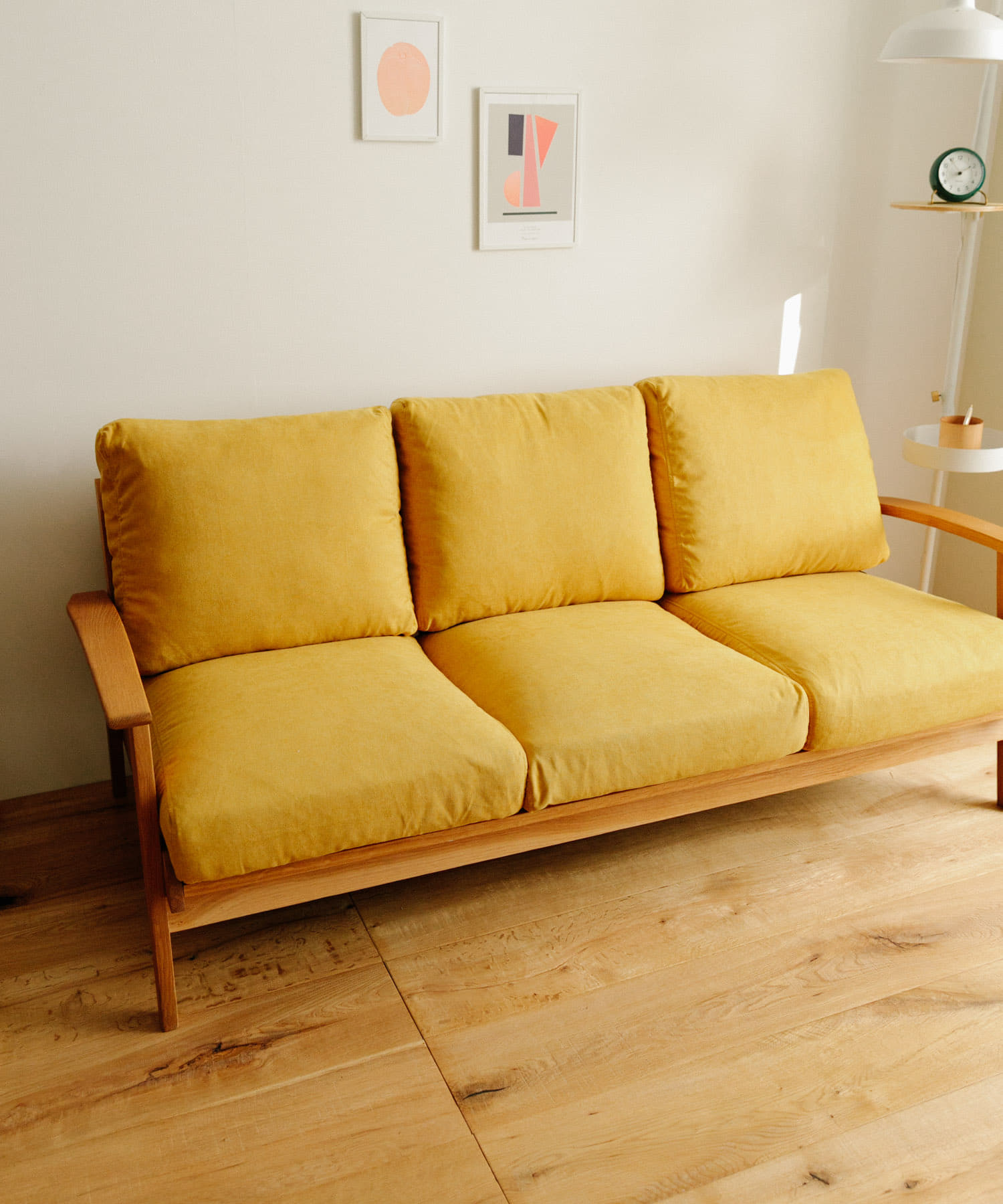 BOTHY Frame Sofa Cushion 1set(Chiffon) イエロー one