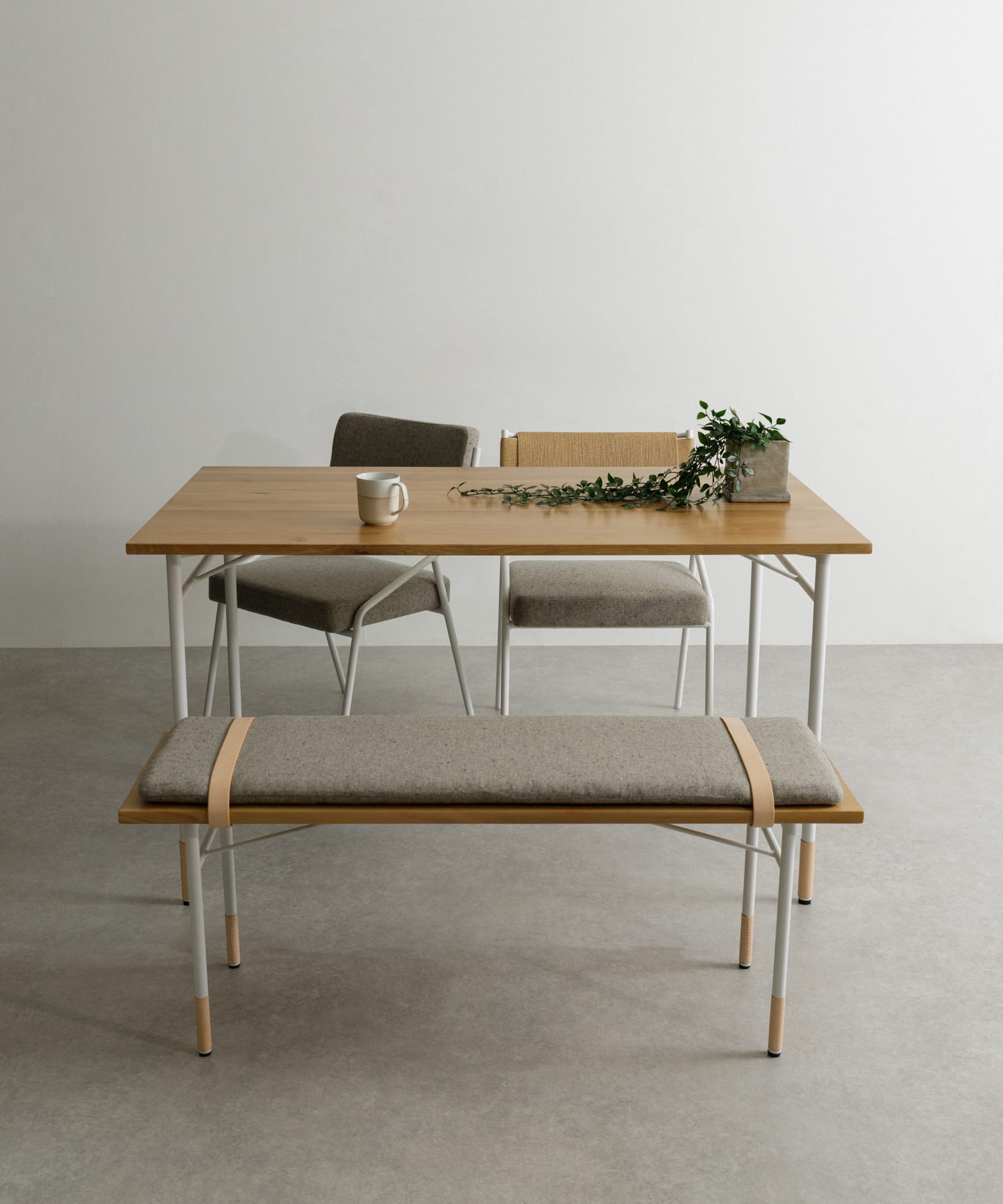 URBAN RESEARCH DOORS オーク無垢材 ダイニングテーブル URBAN