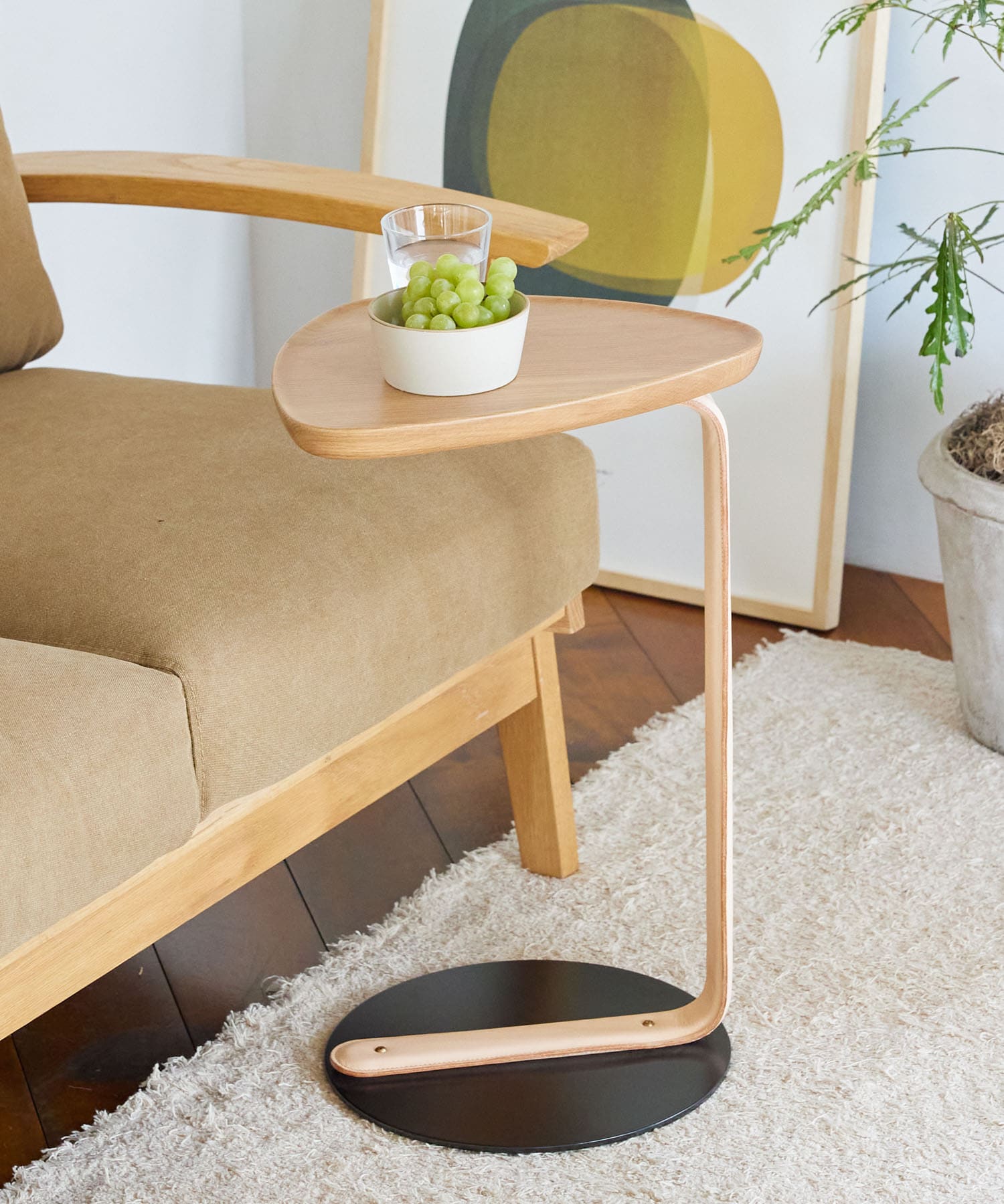 Luonka DOORS ×SYOTYL　TRI SIDE TABLE BLACK one