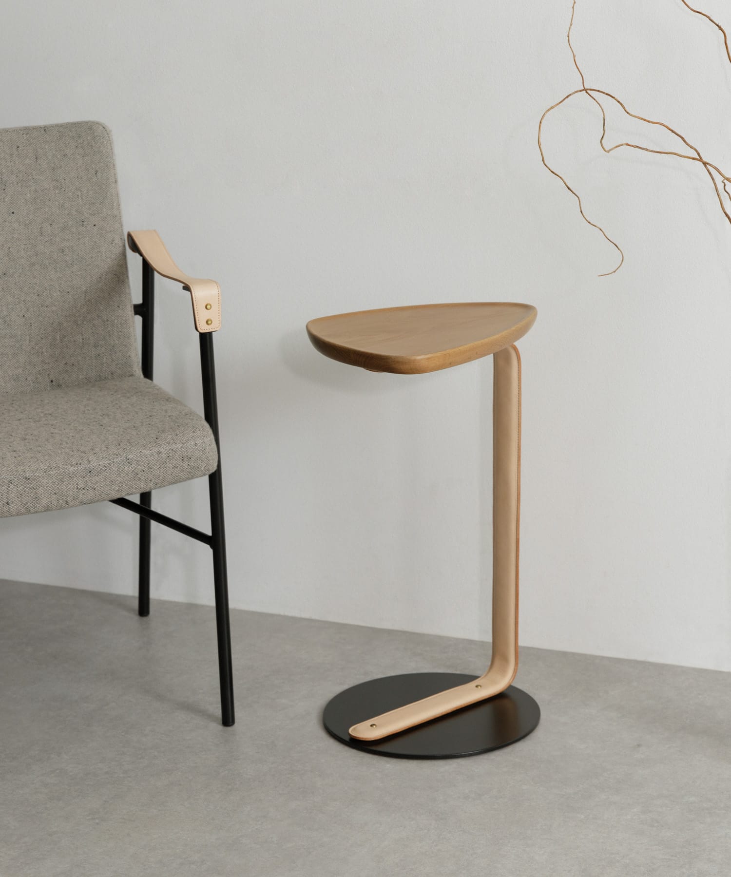 Luonka DOORS ×SYOTYL　TRI SIDE TABLE BLACK one