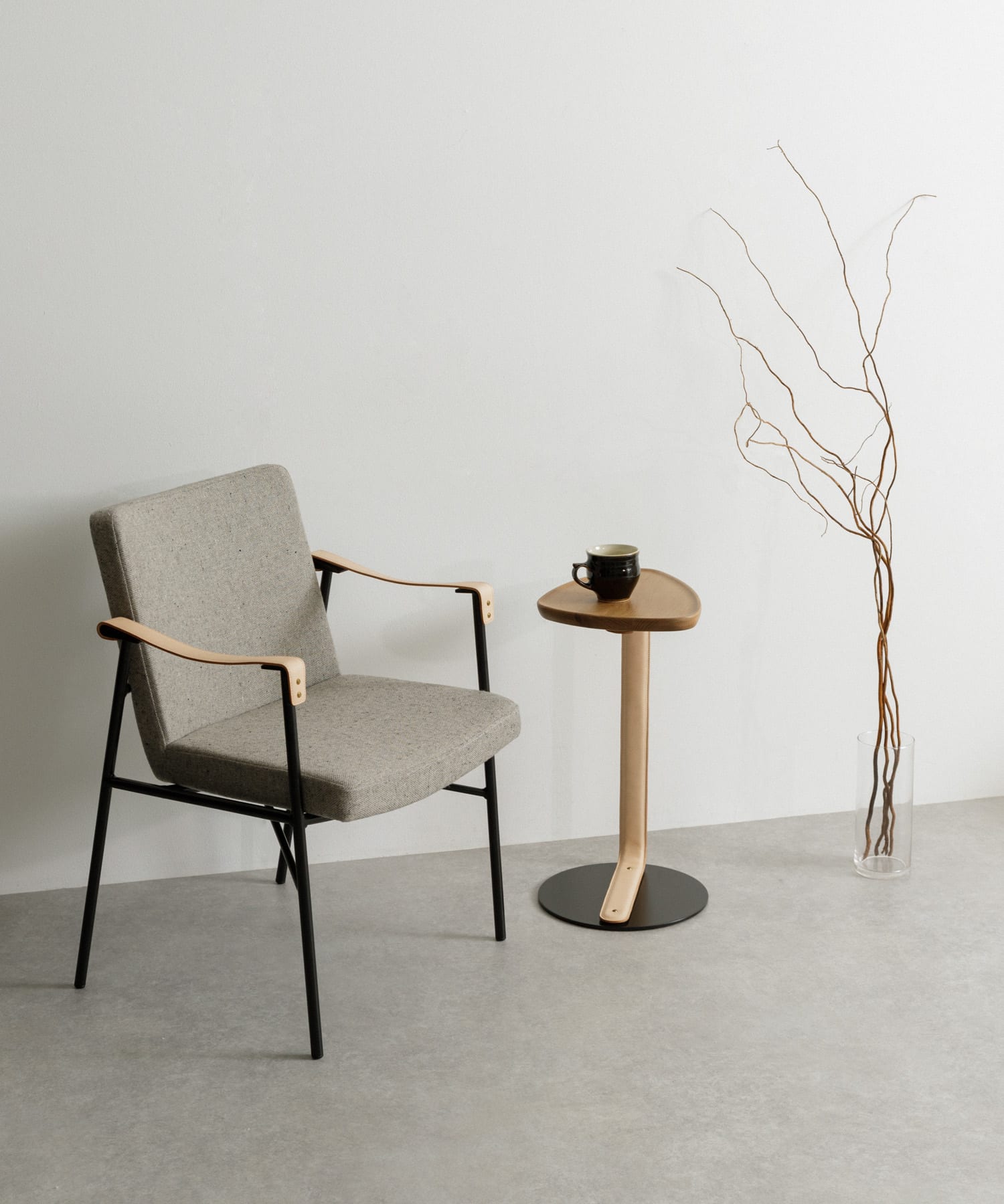 Luonka DOORS ×SYOTYL　TRI SIDE TABLE BLACK one