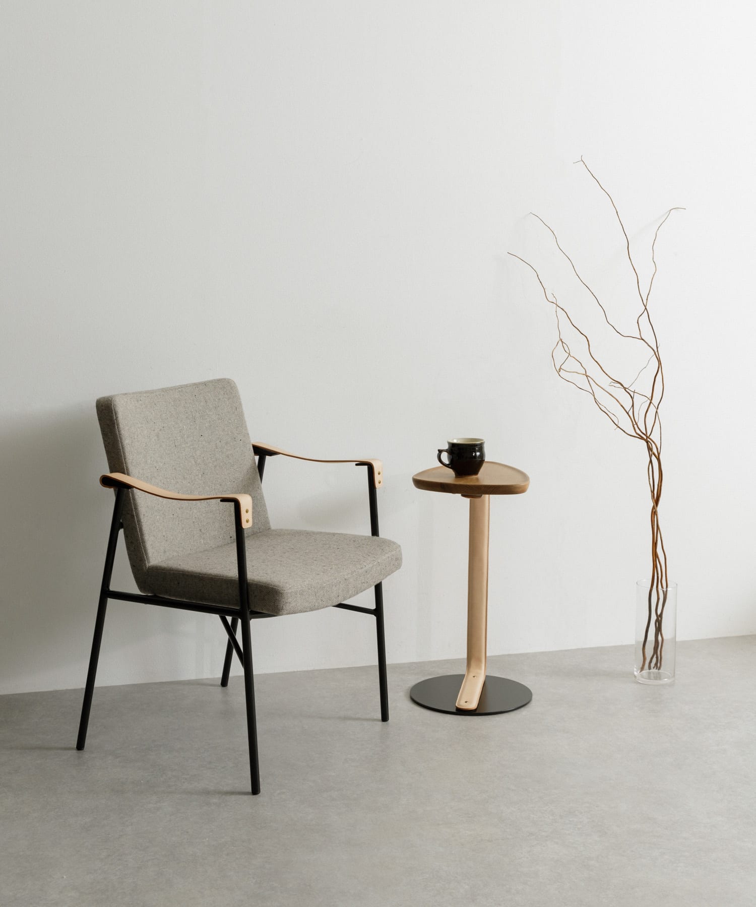 Luonka DOORS ×SYOTYL　TRI SIDE TABLE BLACK one
