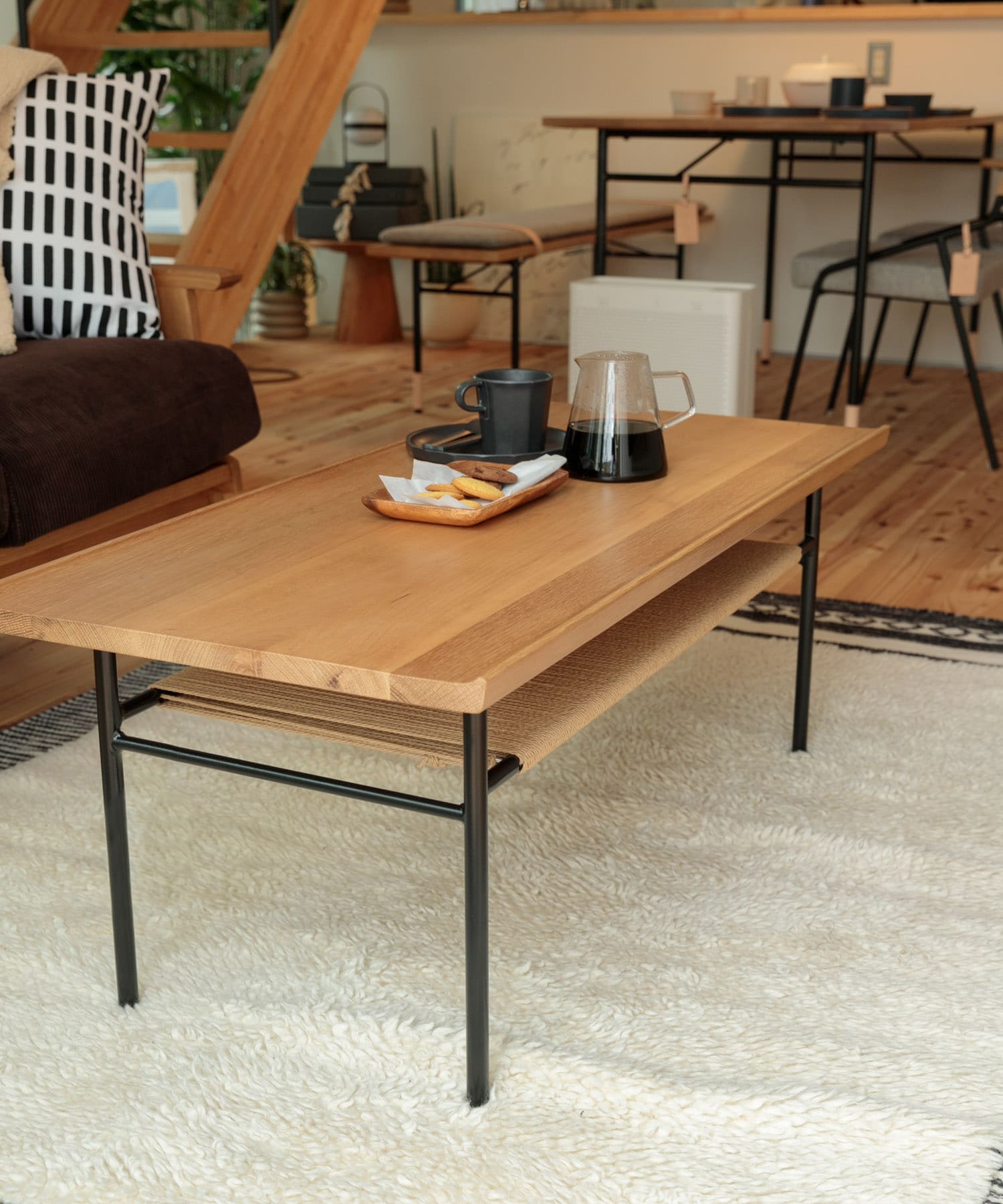 Luonka DOORS×SYOTYL　COFFEE TABLE BLACK one