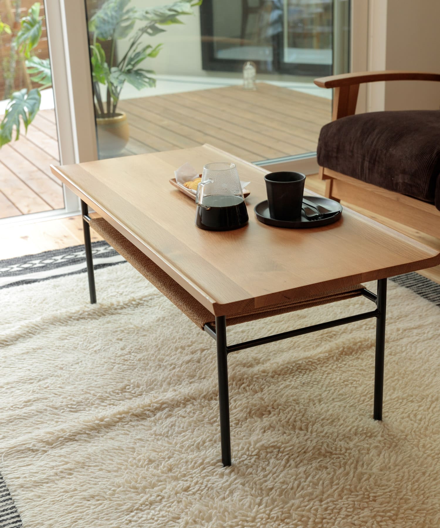 Luonka DOORS×SYOTYL　COFFEE TABLE BLACK one