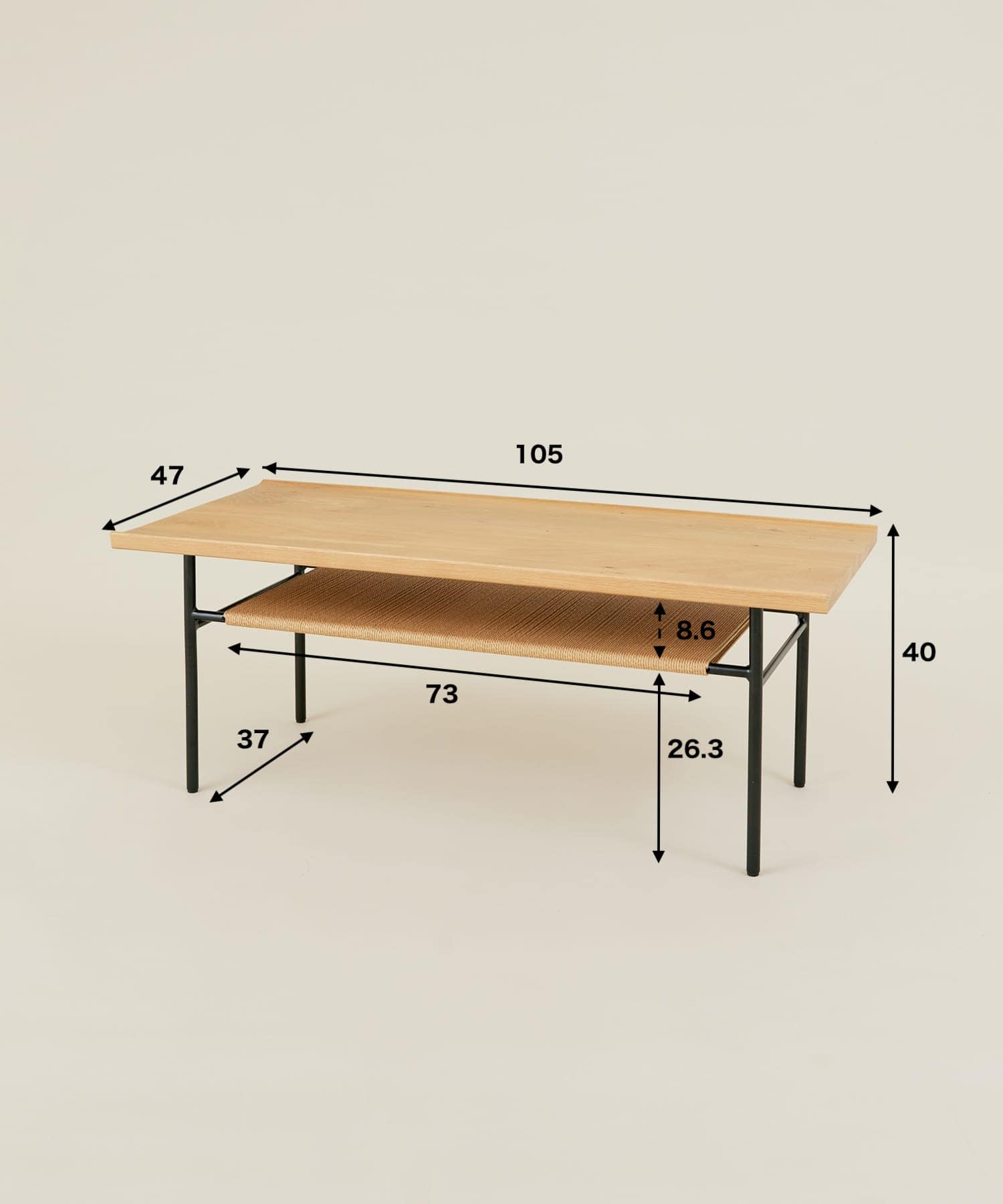 Luonka DOORS コーヒーテーブル Luonka DOORS×SYOTYL COFFEE TABLE(one BLACK): 家具｜URBAN