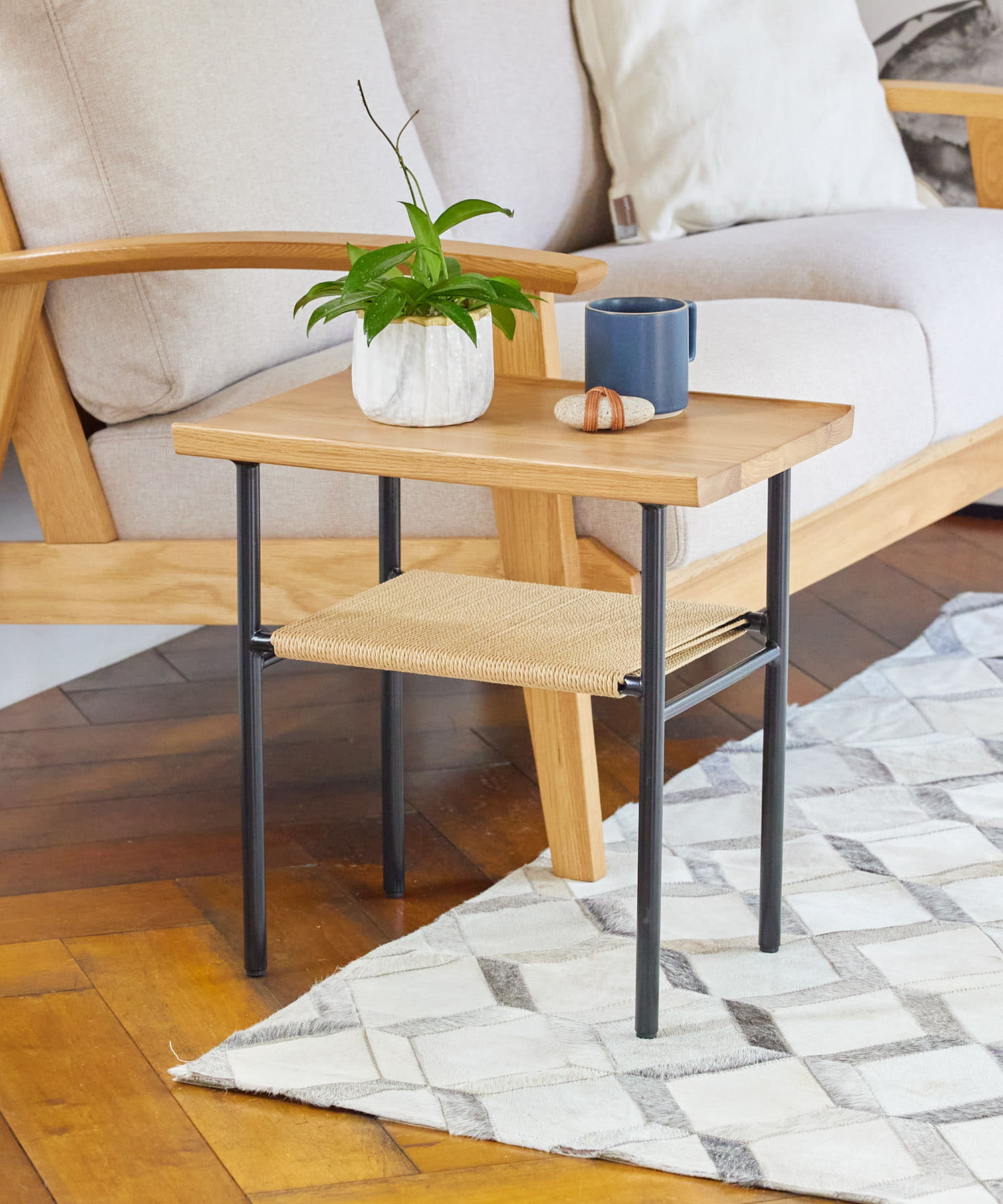 Luonka DOORS×SYOTYL　SIDE TABLE BLACK one
