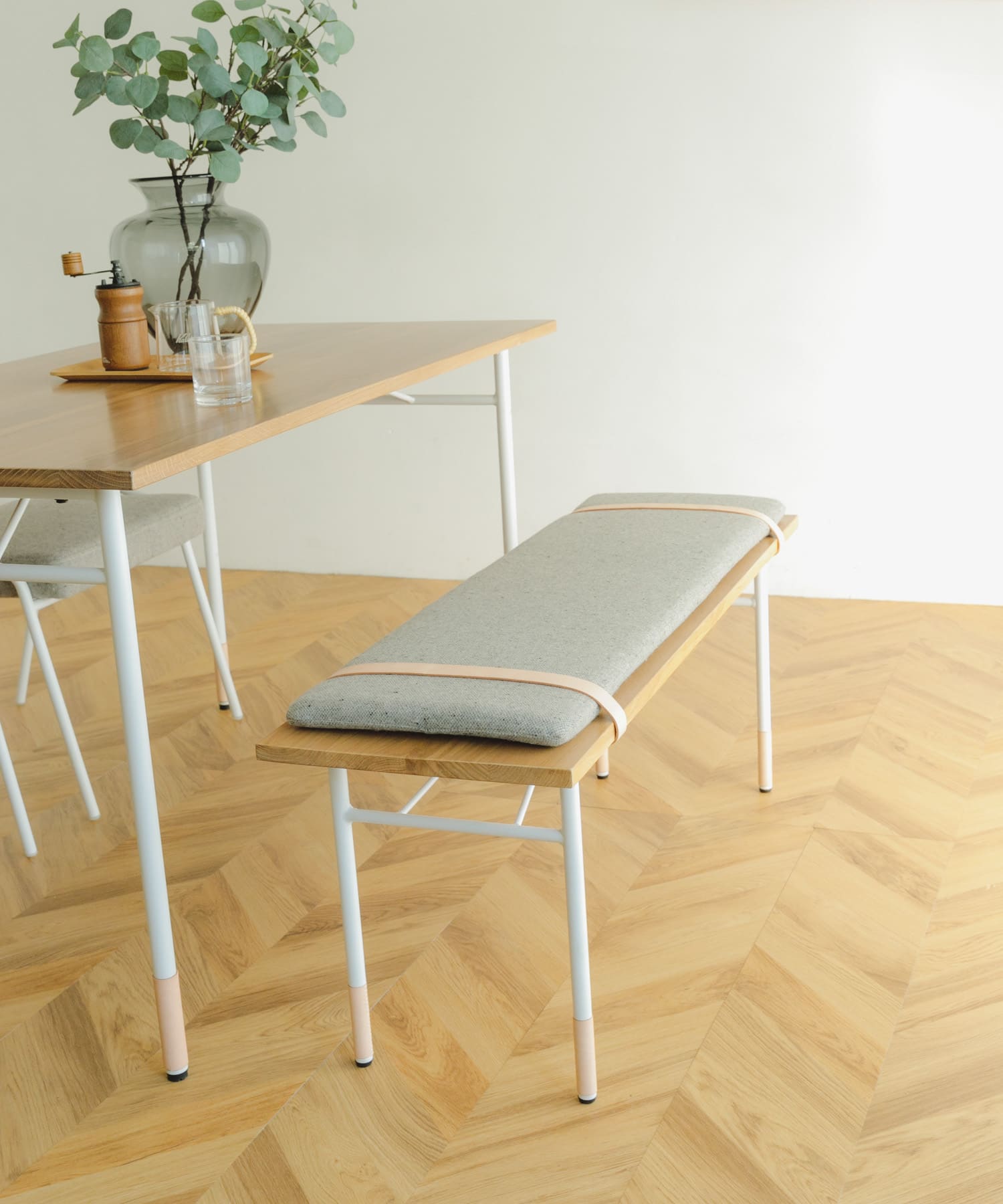 Luonka DOORS×SYOTYL　BENCH1100 FAB WHITE one