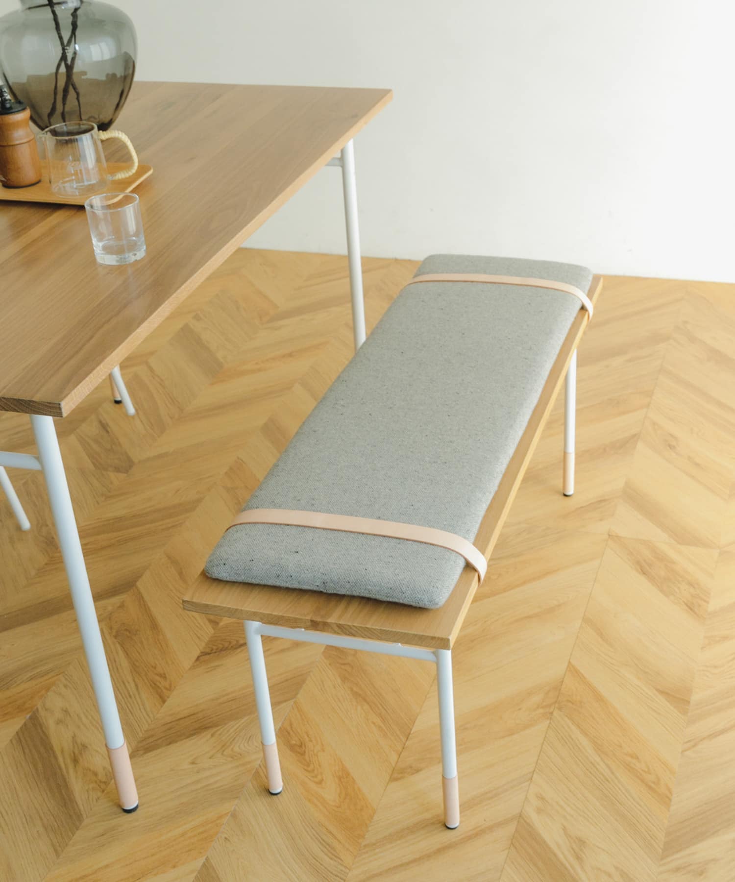 Luonka DOORS×SYOTYL　BENCH1100 FAB WHITE one