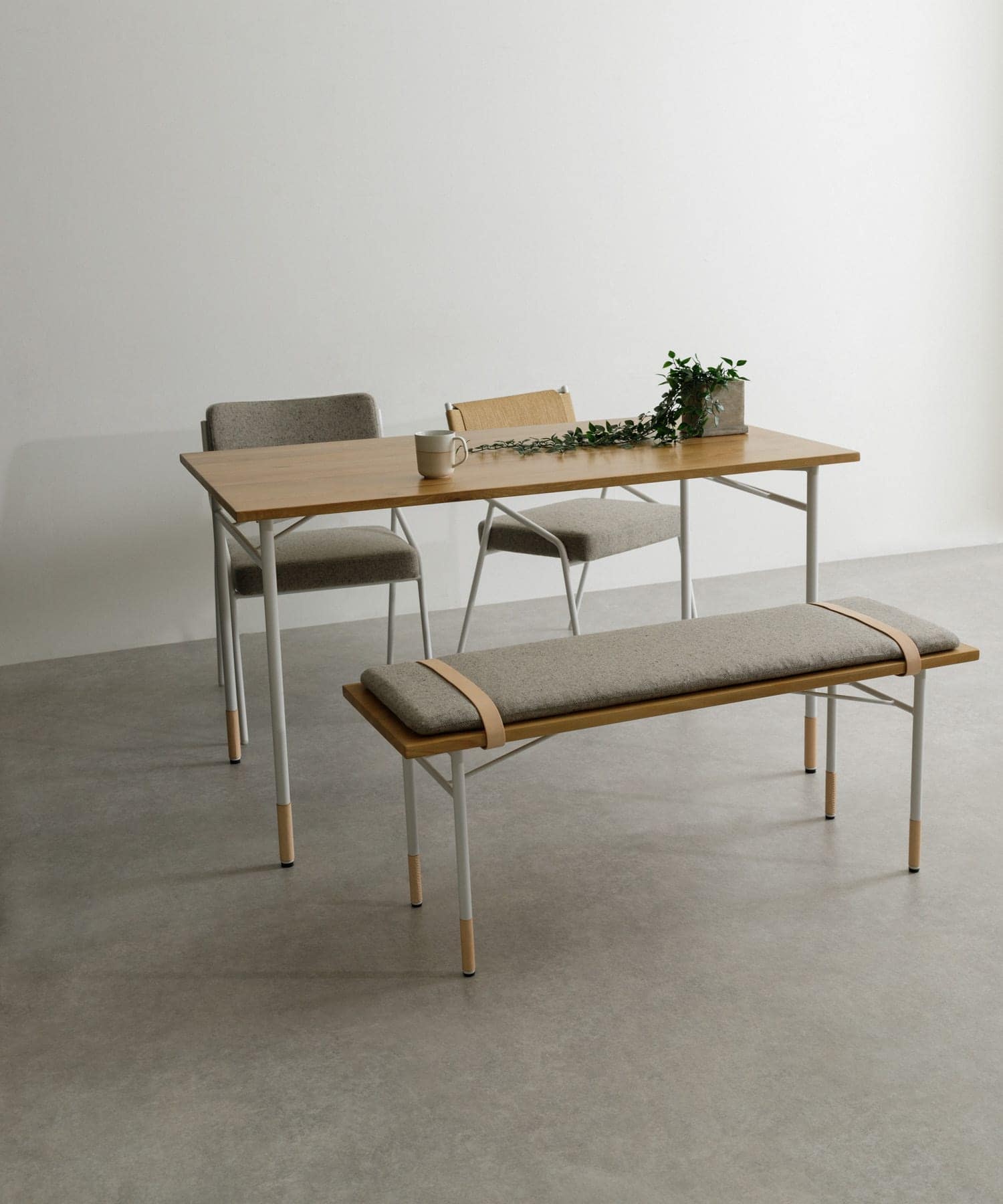 Luonka DOORS×SYOTYL　BENCH1100 FAB WHITE one