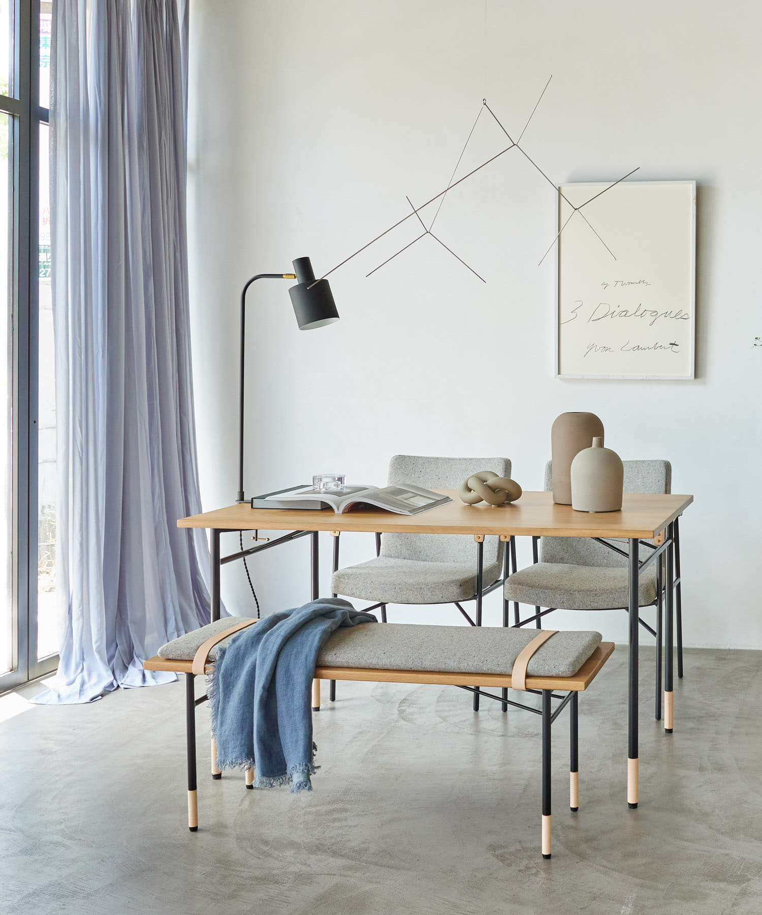 Luonka DOORS×SYOTYL　BENCH1100 FAB WHITE one