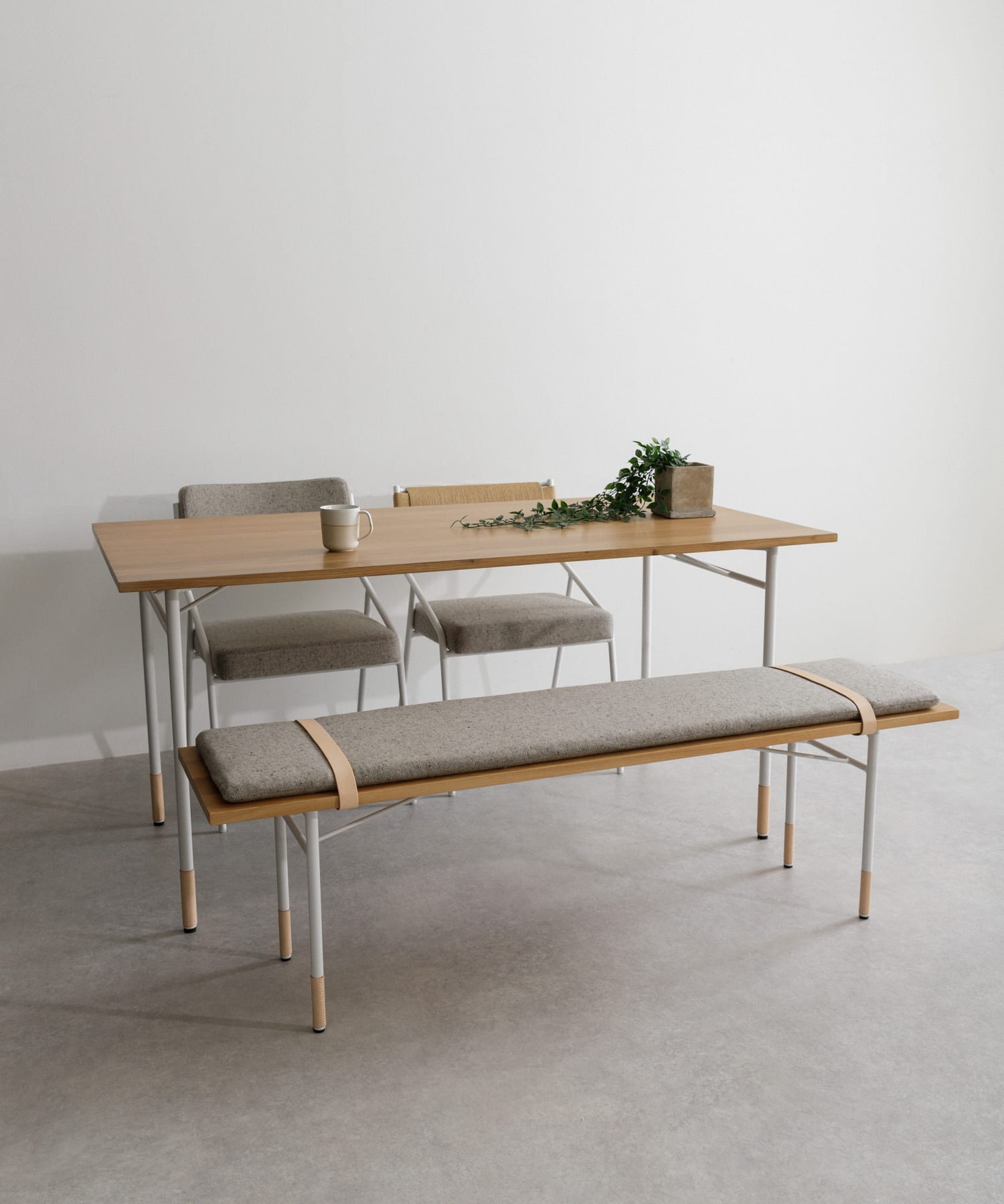 Luonka DOORS×SYOTYL　BENCH1450 FAB WHITE one