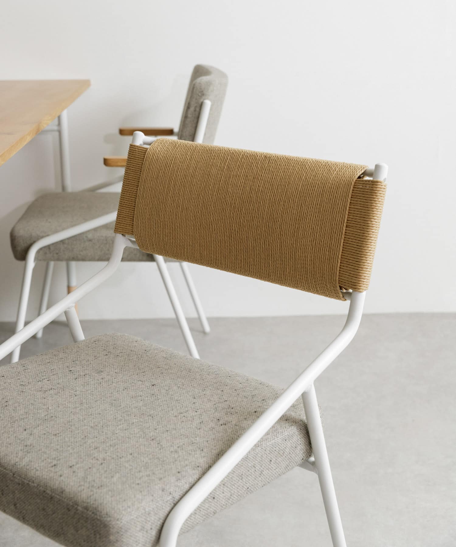 Luonka DOORS×SYOTYL　PP ST CHAIR FAB WHITE one