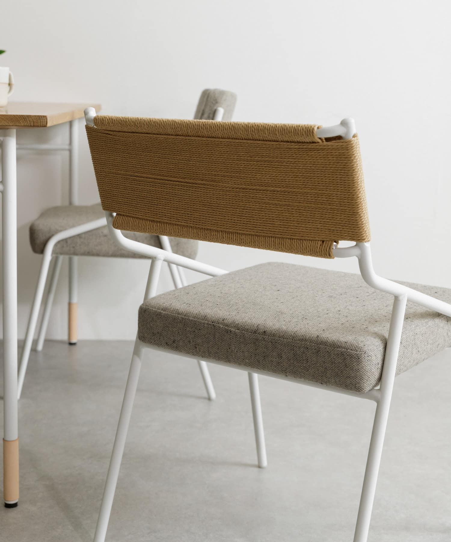 Luonka DOORS×SYOTYL　PP ST CHAIR FAB WHITE one