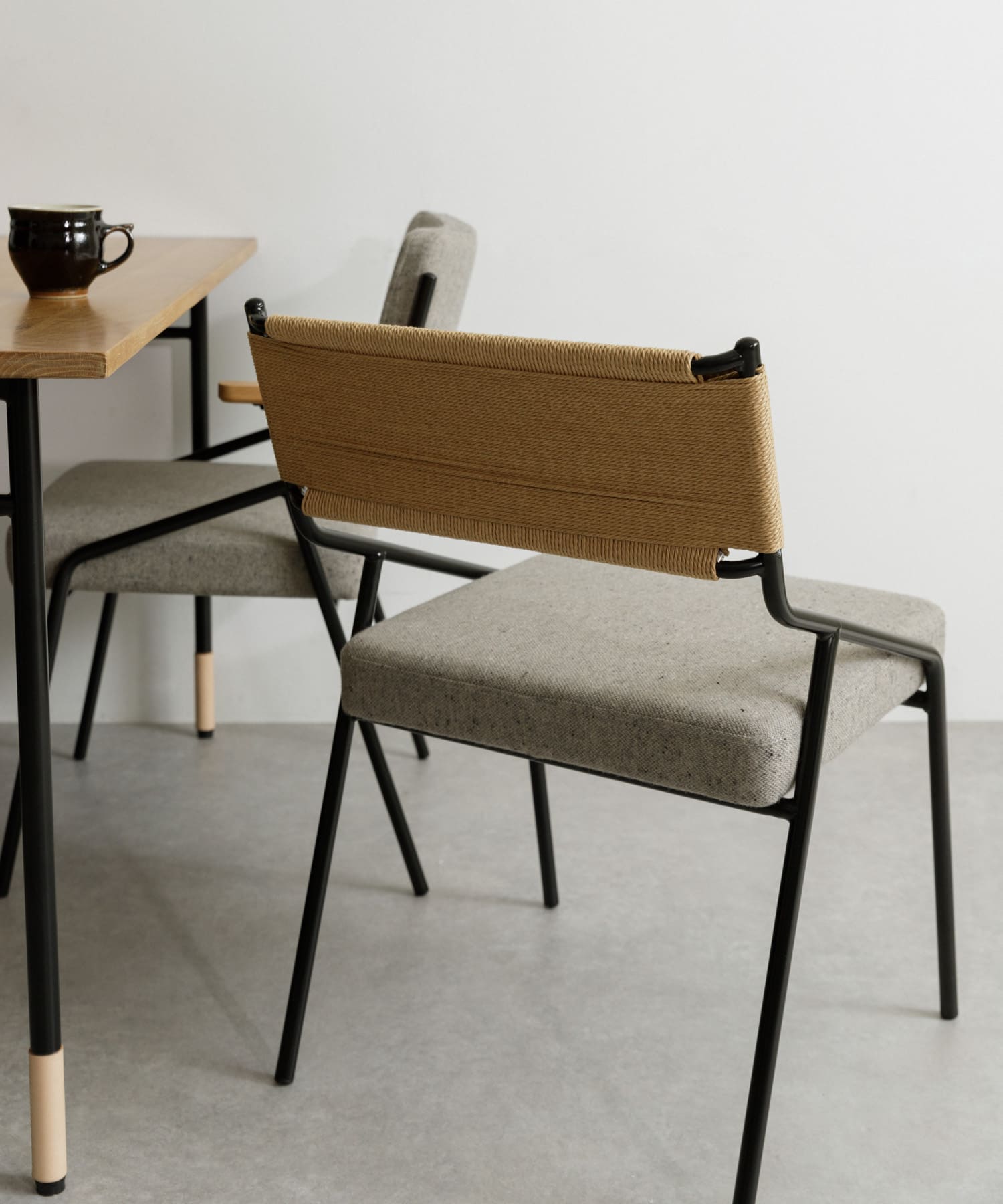 Luonka DOORS×SYOTYL　PP ST CHAIR FAB BLACK one