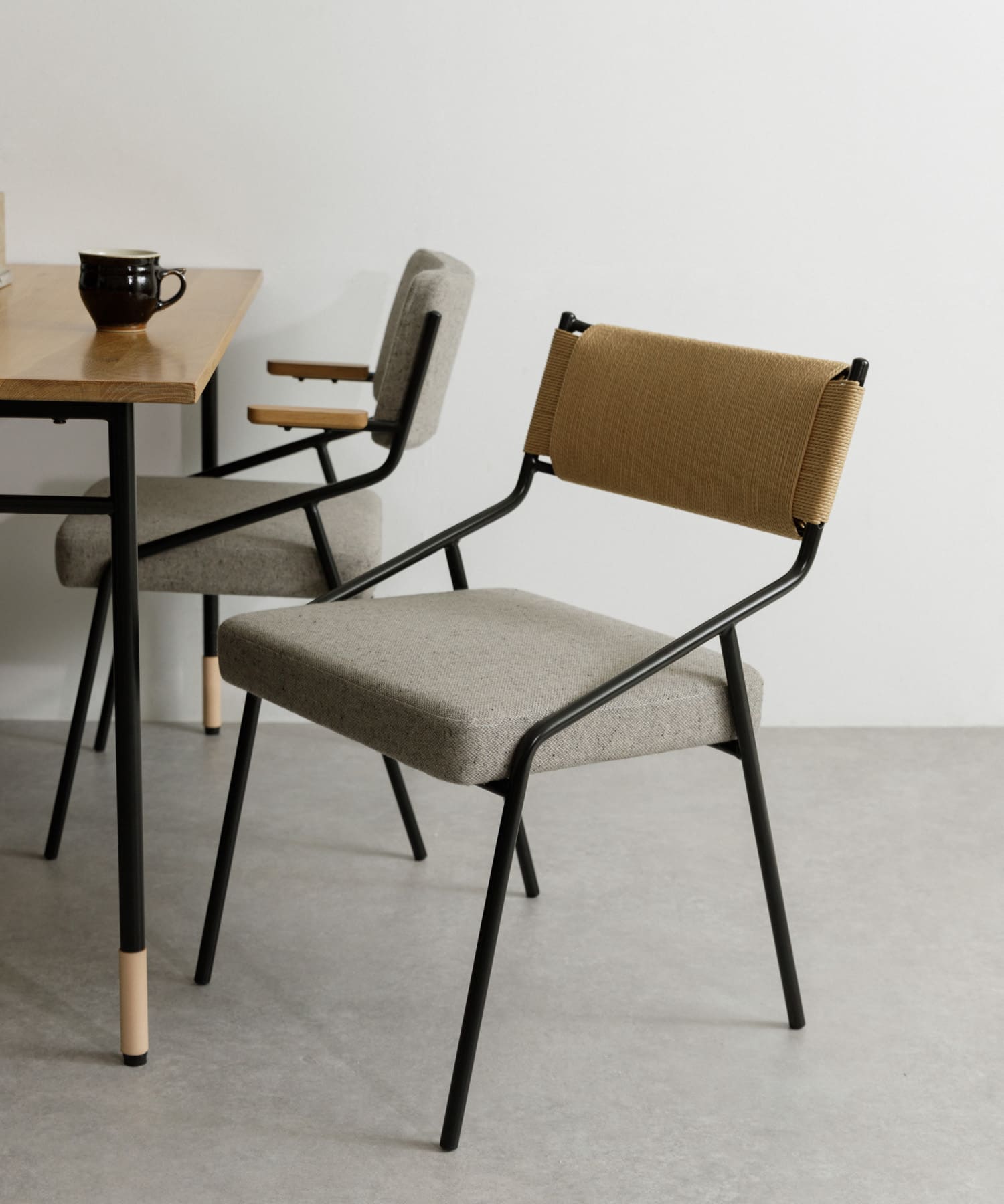 Luonka DOORS×SYOTYL　PP ST CHAIR FAB BLACK one