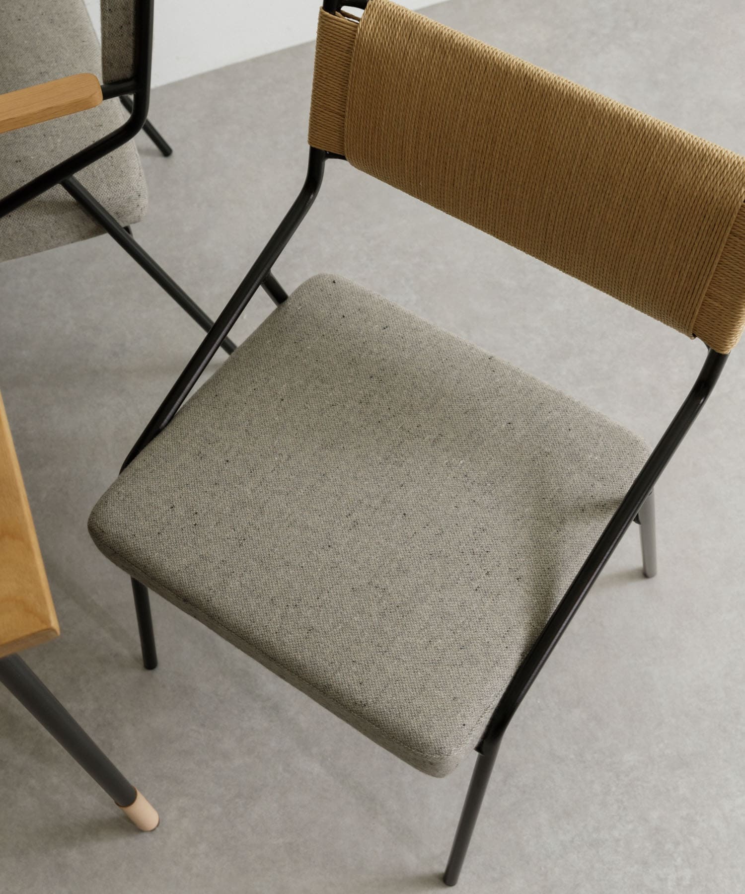 Luonka DOORS×SYOTYL　PP ST CHAIR FAB BLACK one