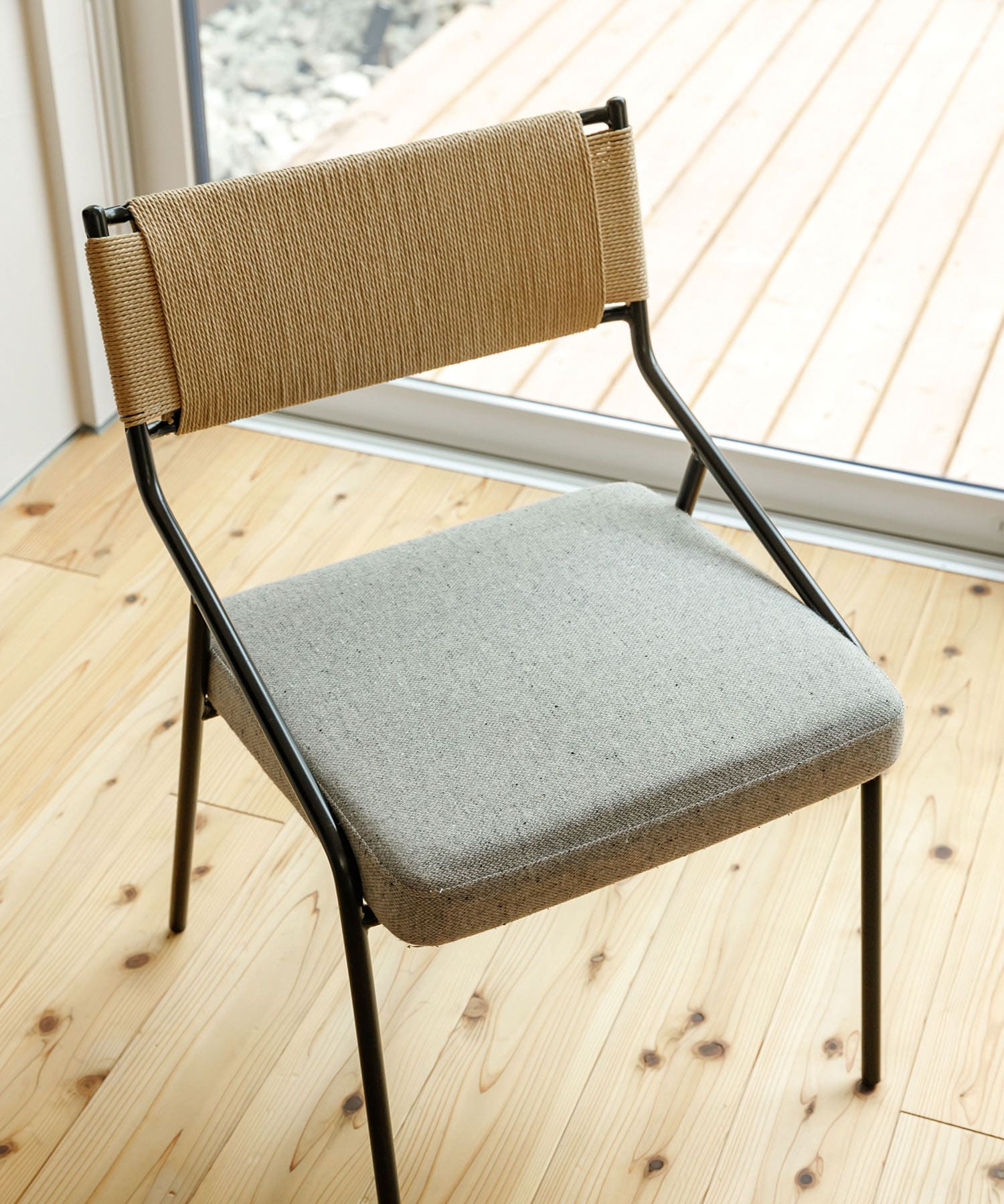 Luonka DOORS×SYOTYL　PP ST CHAIR FAB BLACK one