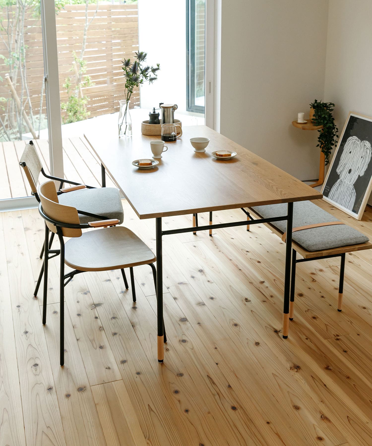 Luonka DOORS×SYOTYL　PP ST CHAIR FAB BLACK one