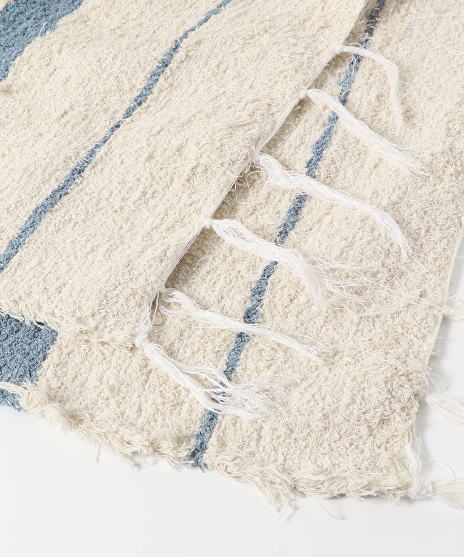 『別注』JARAPA×DOORS LIVING PRODUCTS　ボーダーラグ 140×200 LIGHT BLUE M