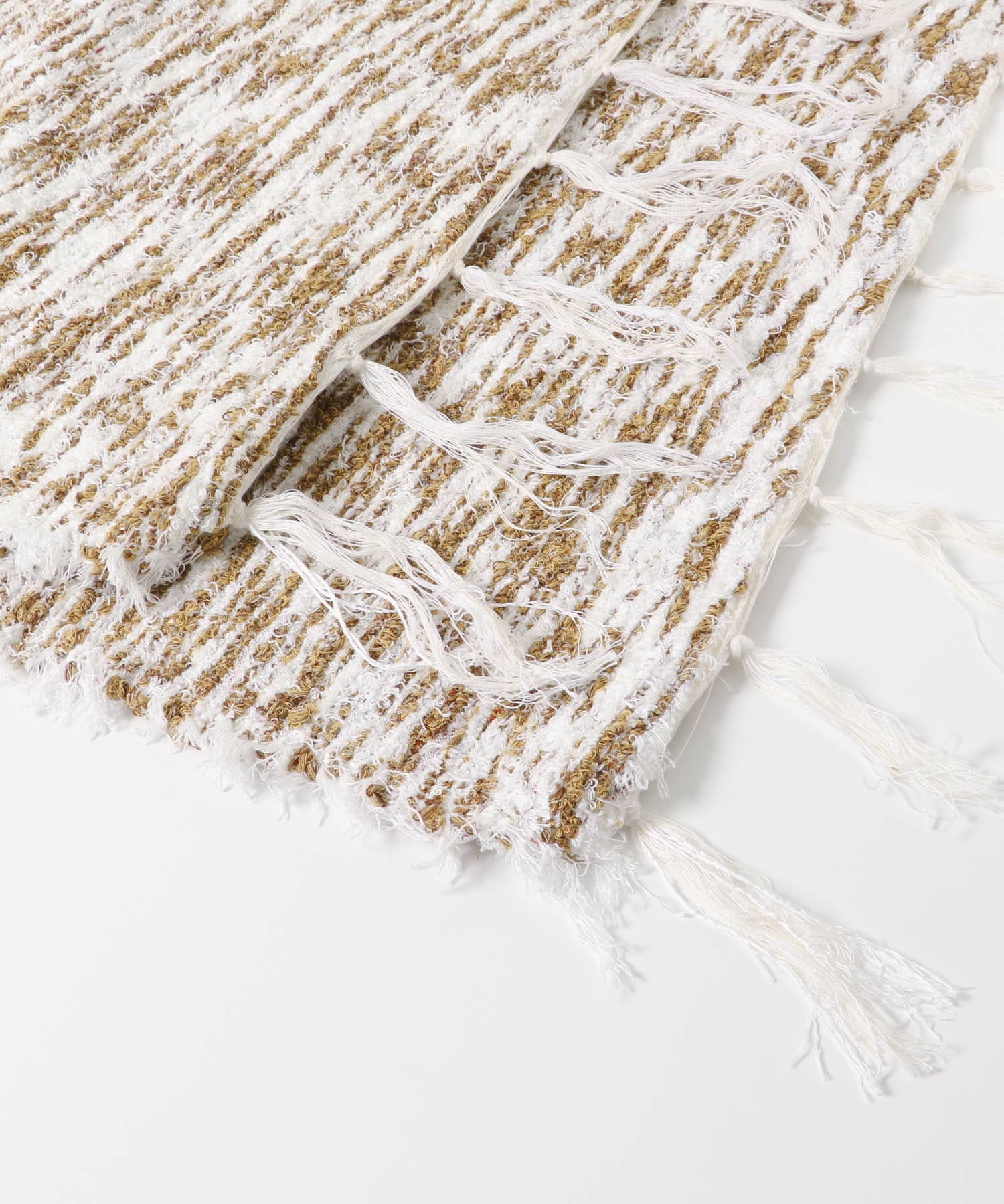 『別注』JARAPA×DOORS LIVING PRODUCTS　ミックスラグ 140×200 BRN×WHT M