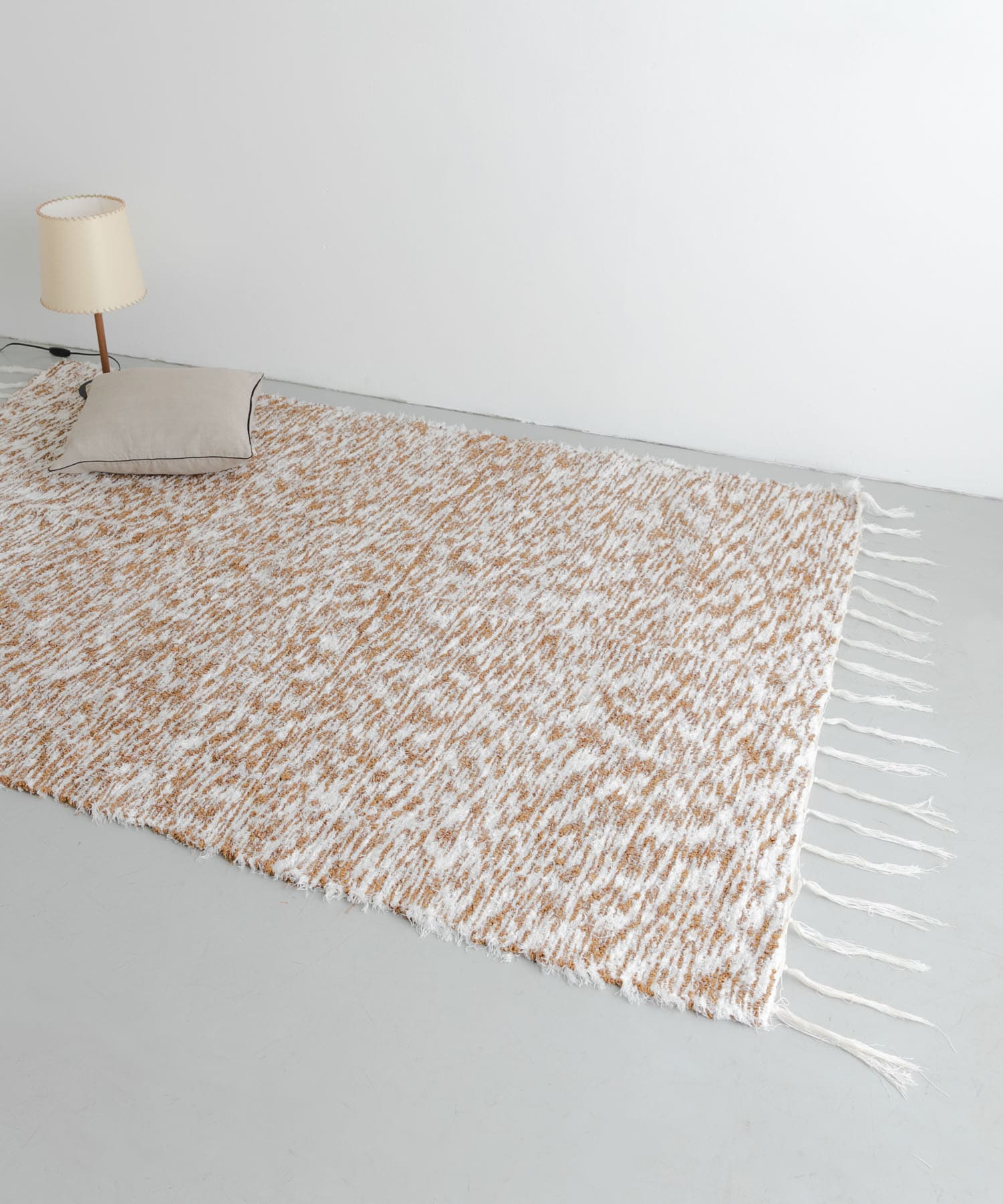 『別注』JARAPA×DOORS LIVING PRODUCTS　ミックスラグ 170×240 BRN×WHT L