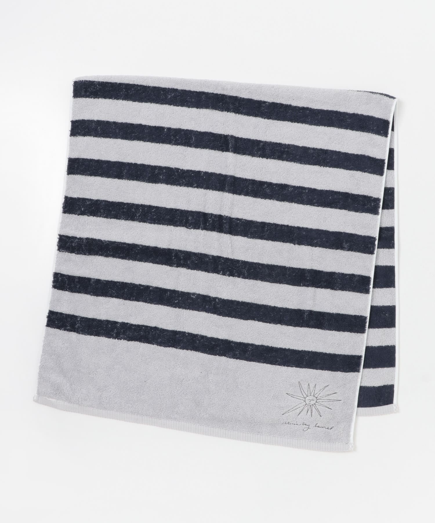 DOORS LIVING PRODUCTS　Bath Towel border gry×nvy -