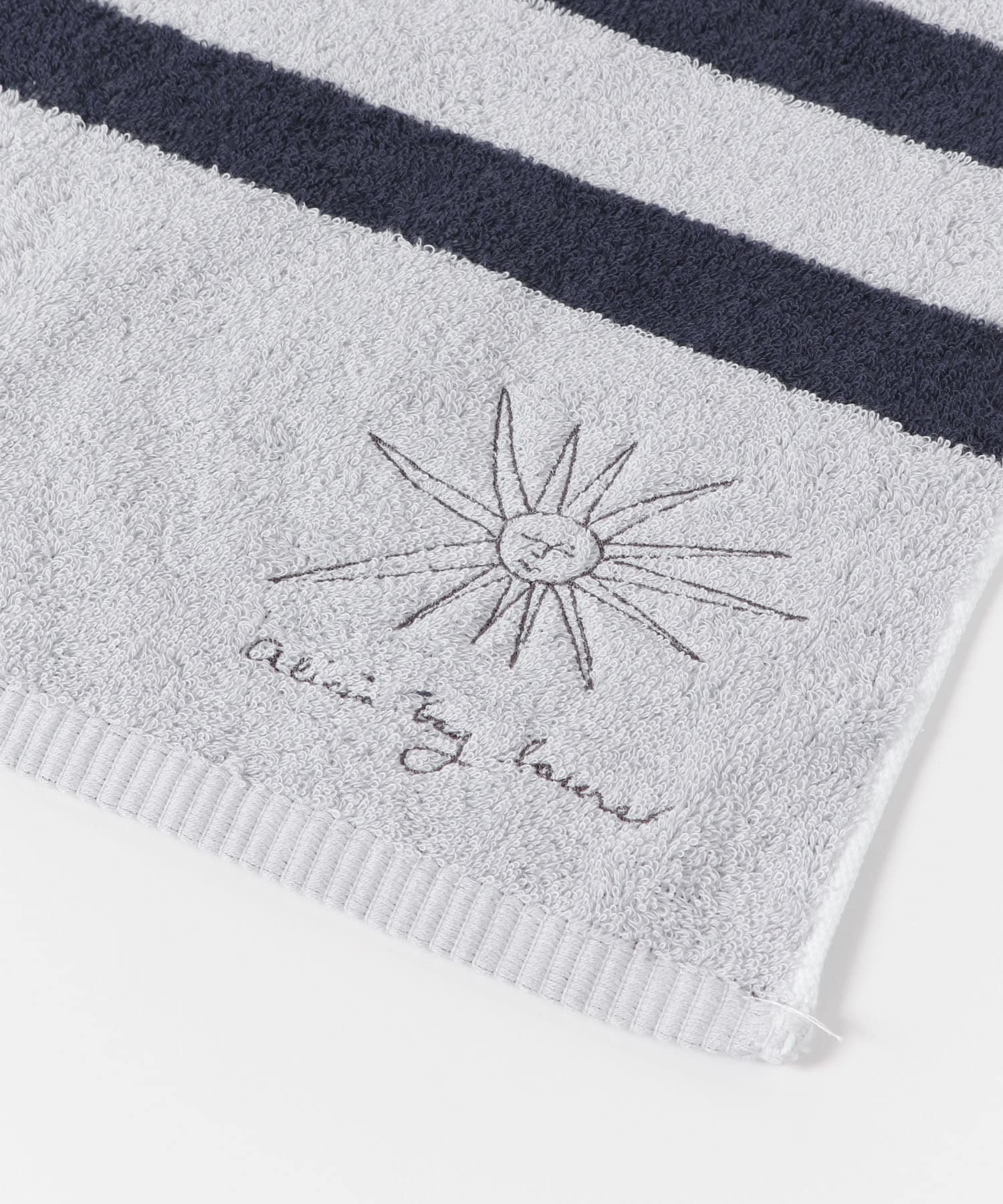 DOORS LIVING PRODUCTS　Bath Towel border gry×nvy -