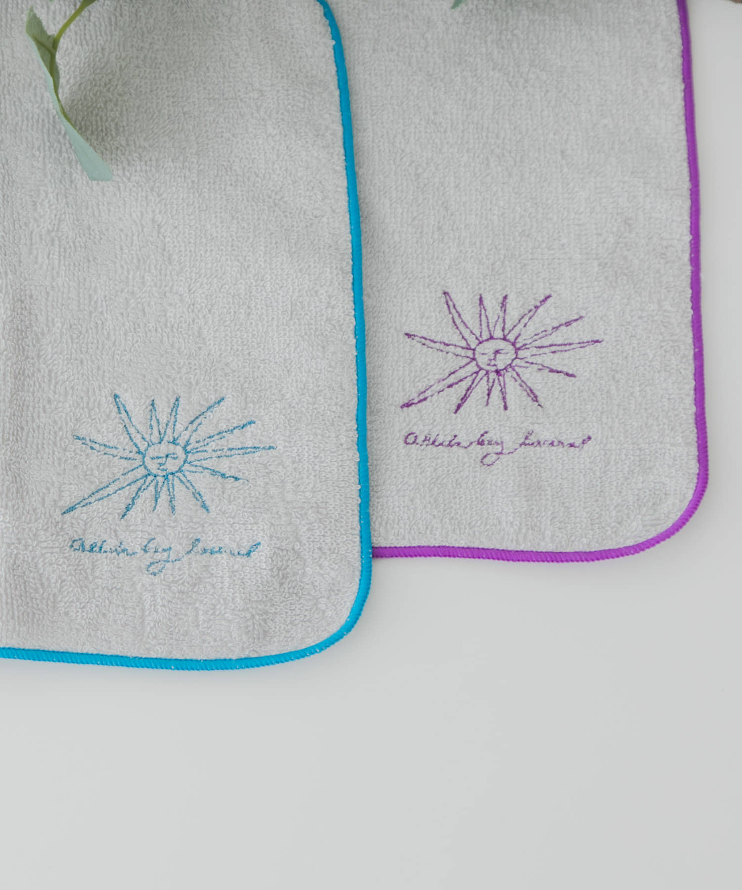 DOORS LIVING PRODUCTS　Mini Towel gray パープルメロー -