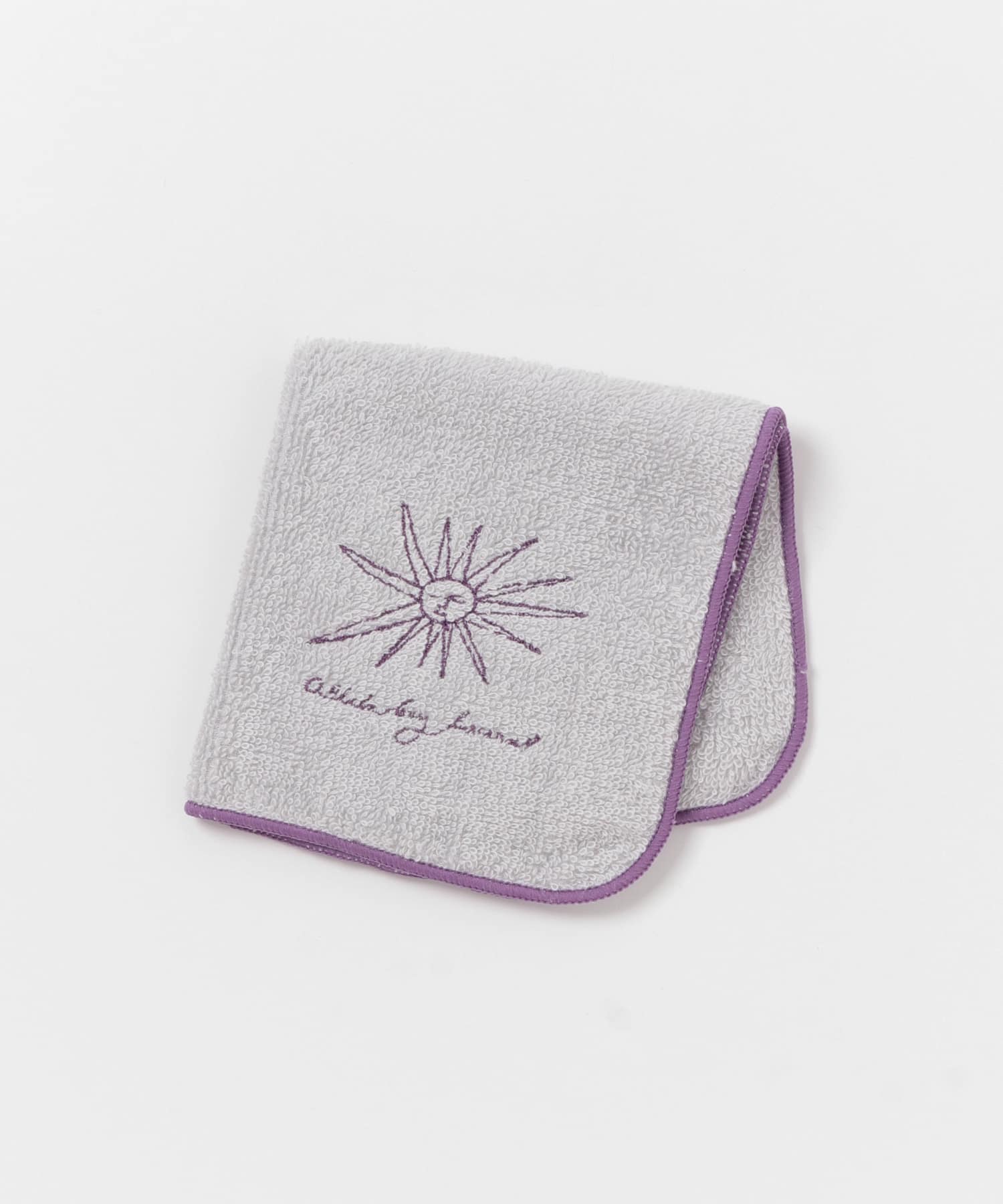 DOORS LIVING PRODUCTS　Mini Towel gray パープルメロー -