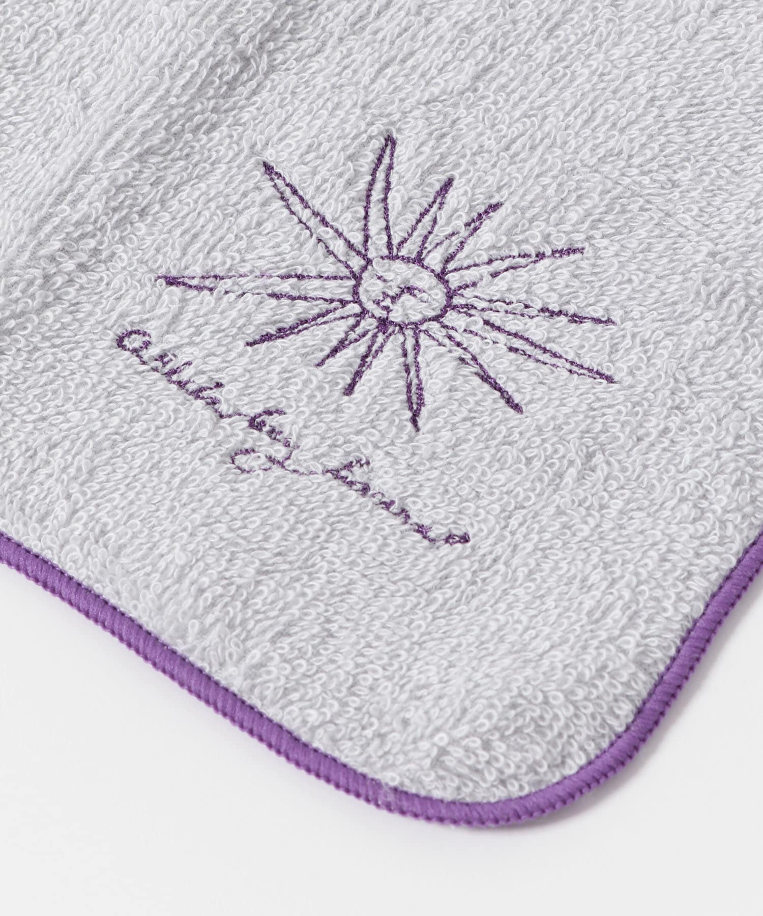 DOORS LIVING PRODUCTS　Mini Towel gray パープルメロー -
