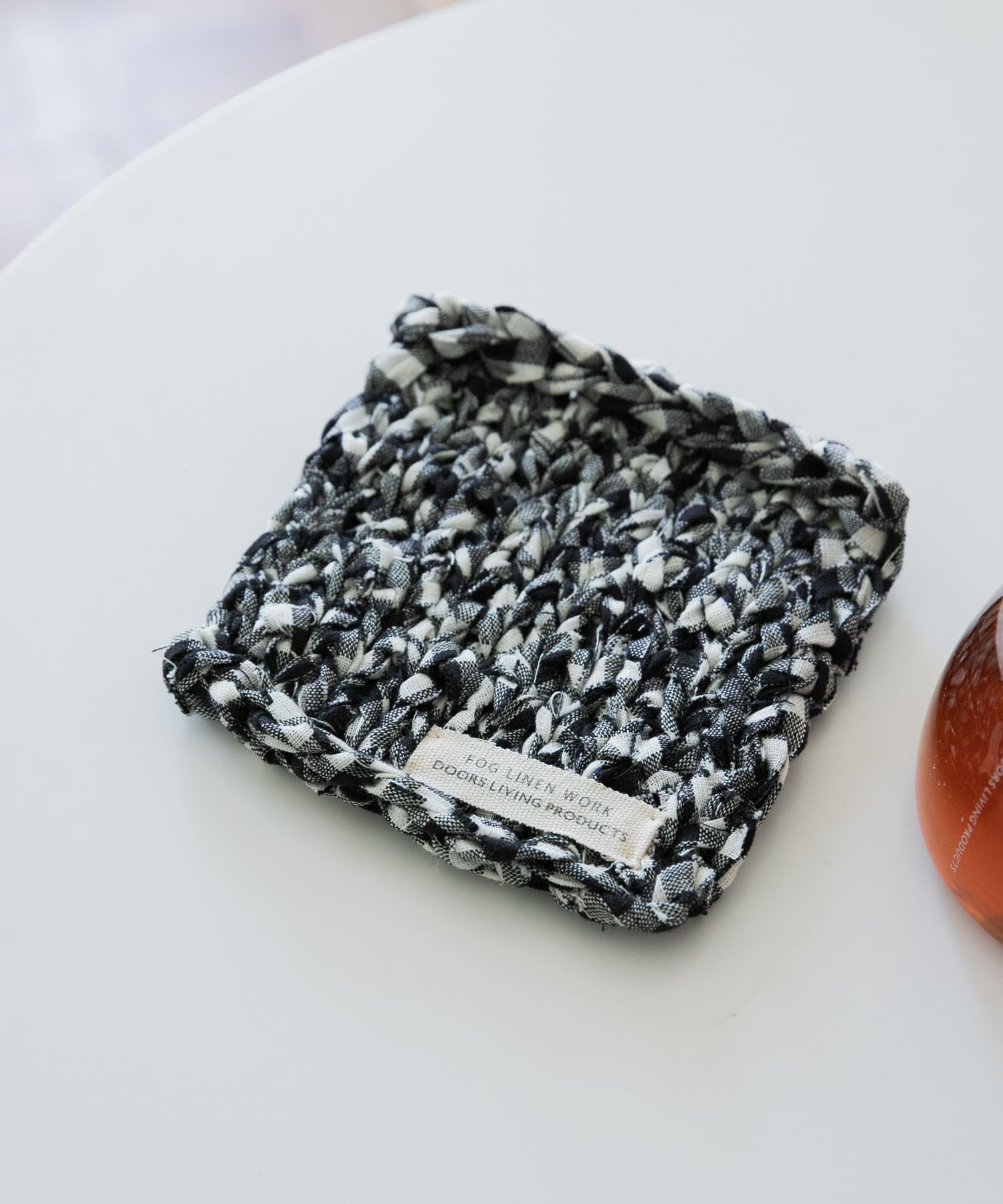 『別注』fog linen work×DOORS　リネンテープニットマット NAWC -