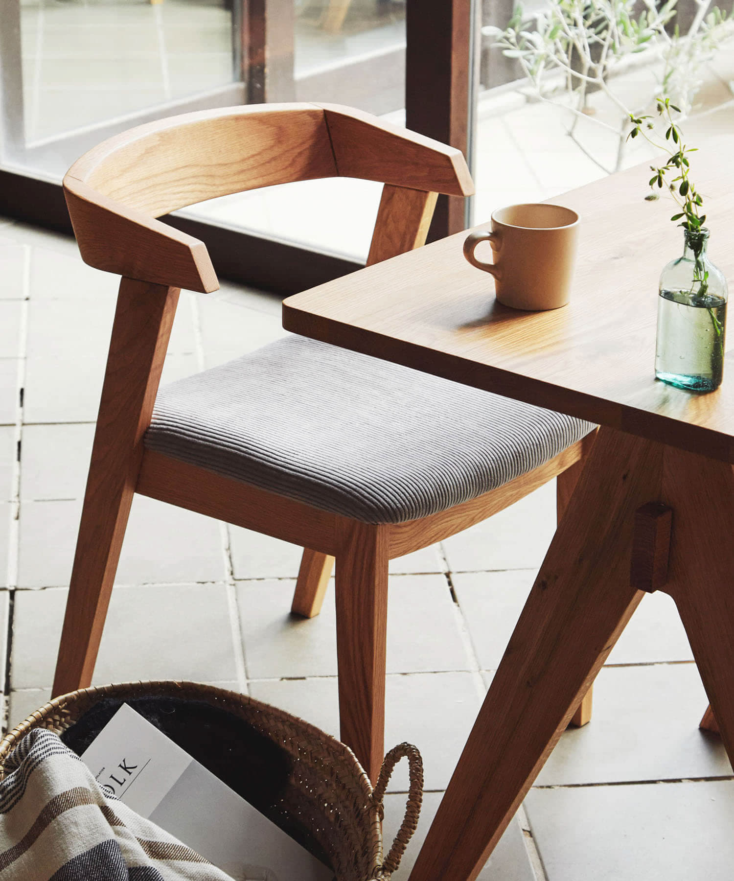 BOTHY　Ridge Back Chair CD CD GRAY one