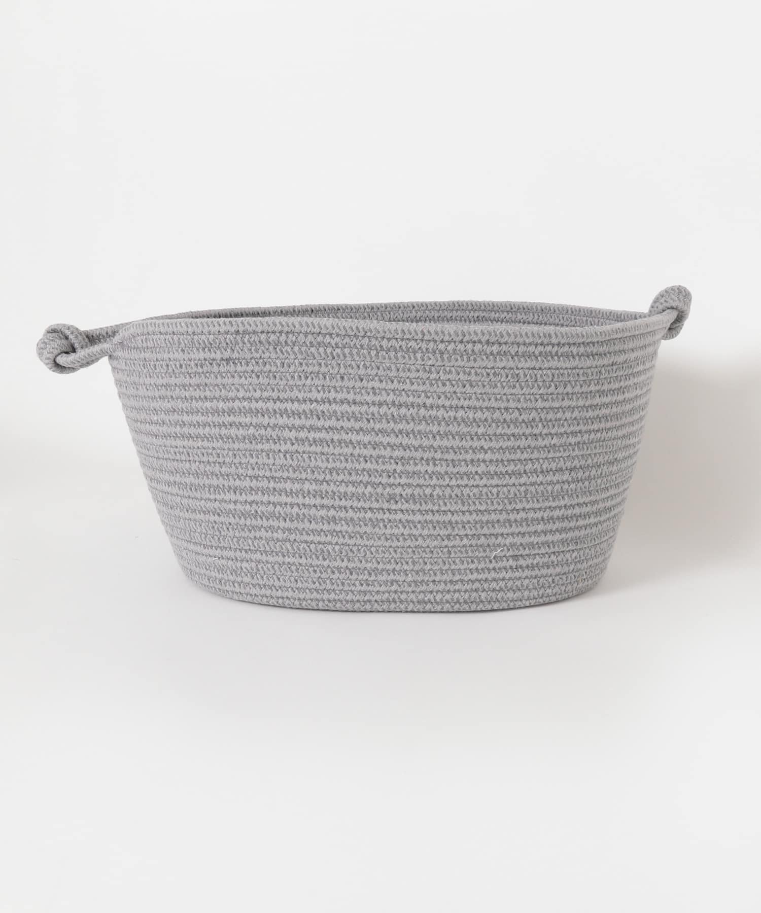 DOORS LIVING PRODUCTS　コットンロープバスケット L GRY×CHA L