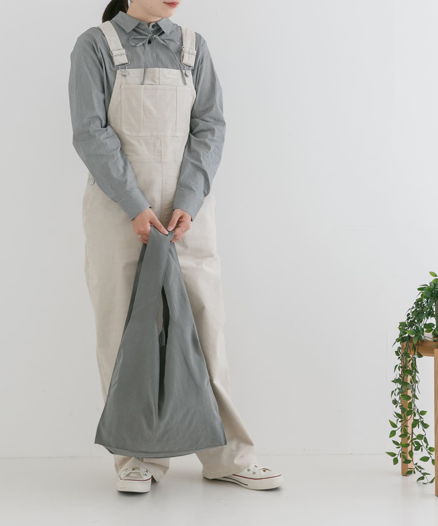 DOORS LIVING PRODUCTS　ショッパーバッグ チャコールグレー -