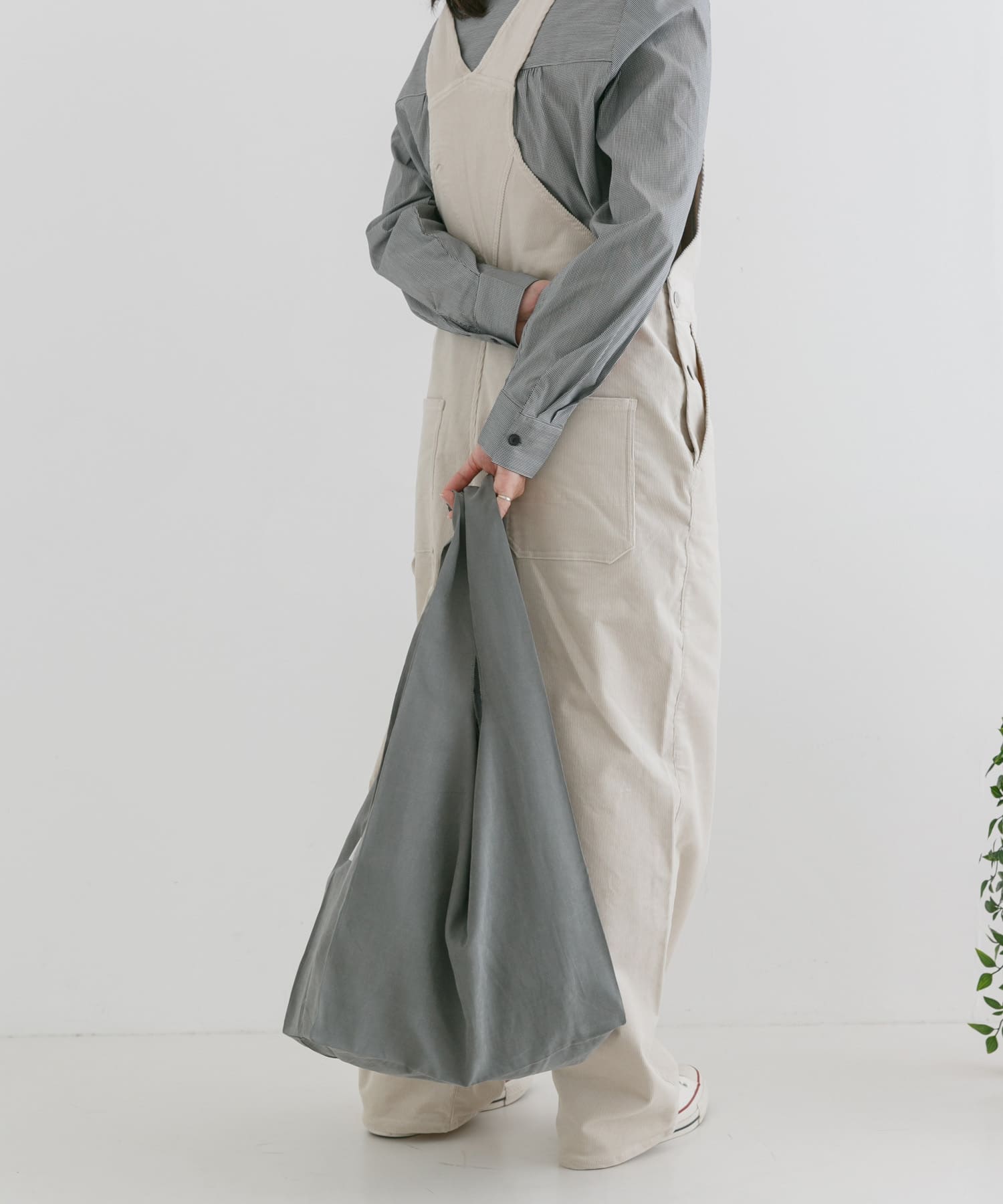 DOORS LIVING PRODUCTS　ショッパーバッグ チャコールグレー -