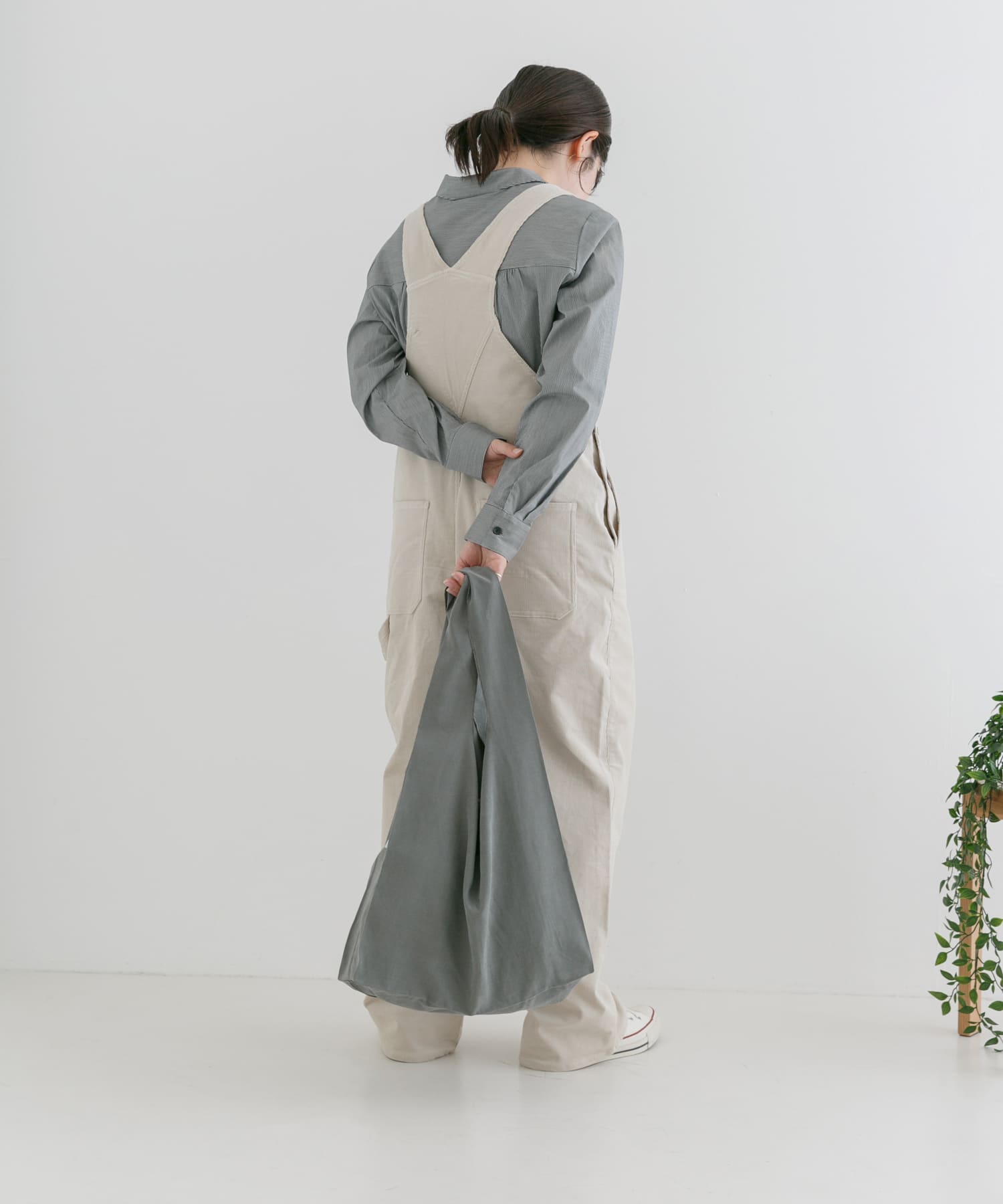 DOORS LIVING PRODUCTS　ショッパーバッグ チャコールグレー -