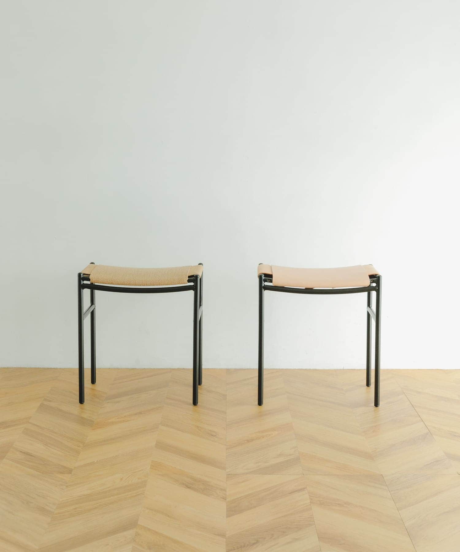 Luonka DOORS×SYOTYL　LEATHER STOOL ブラック one