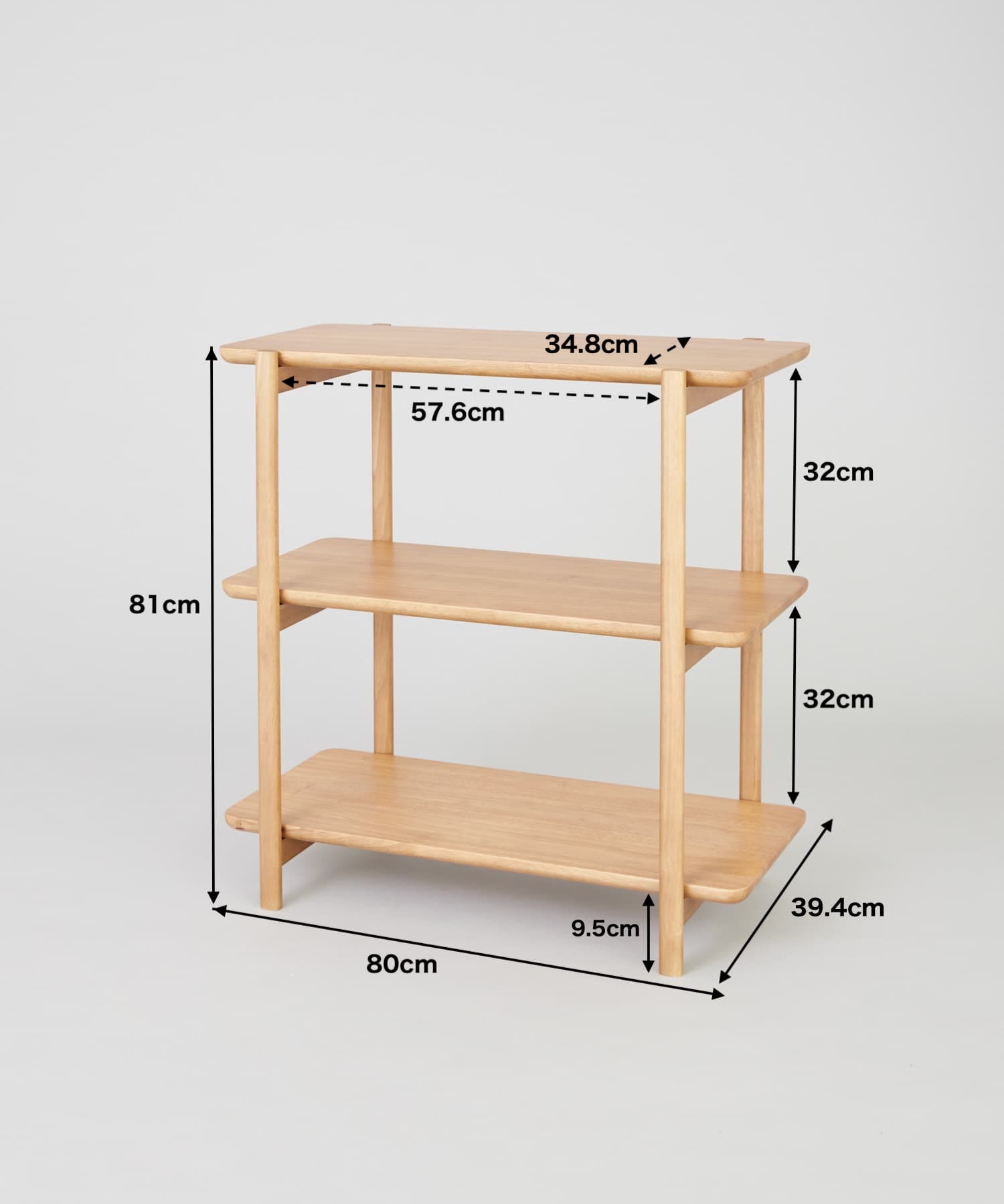 DOORS LIVING PRODUCTS　SHELF 3 RW ラバー one