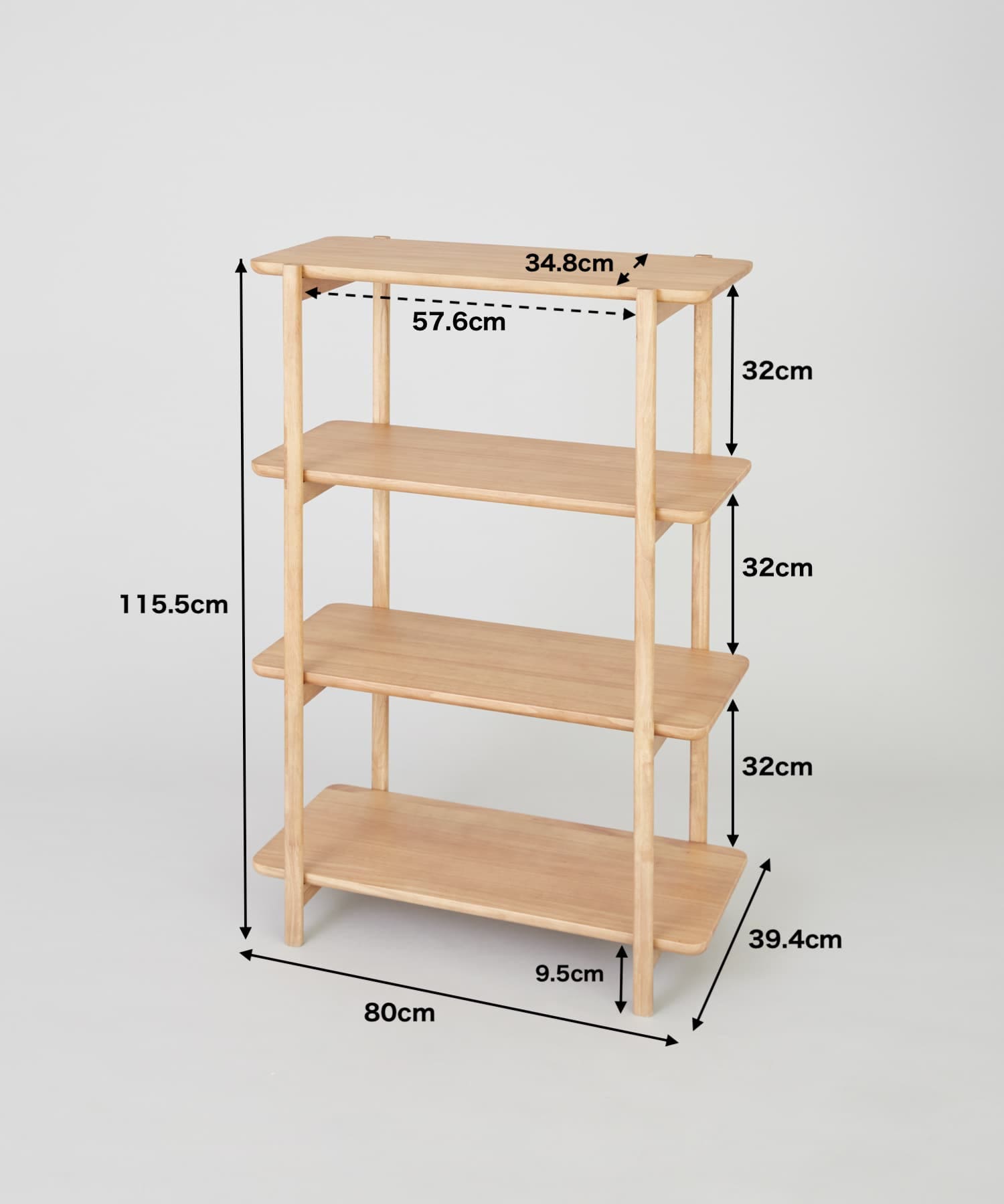 DOORS LIVING PRODUCTS　SHELF 4 RW ラバー one