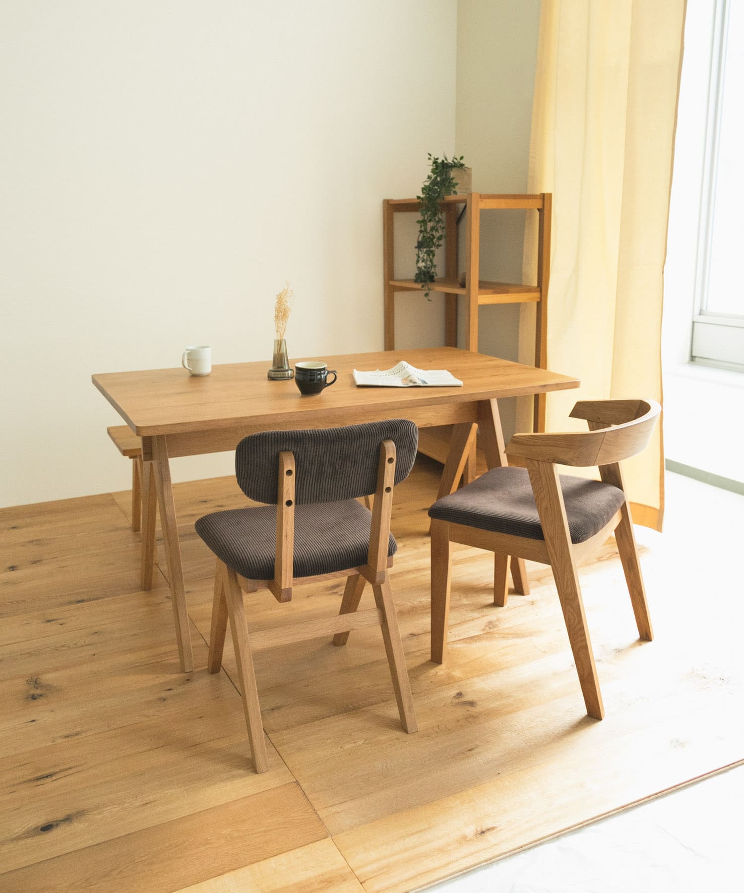 BOTHY 1350 (DINING TABLE) オーク無垢材 135