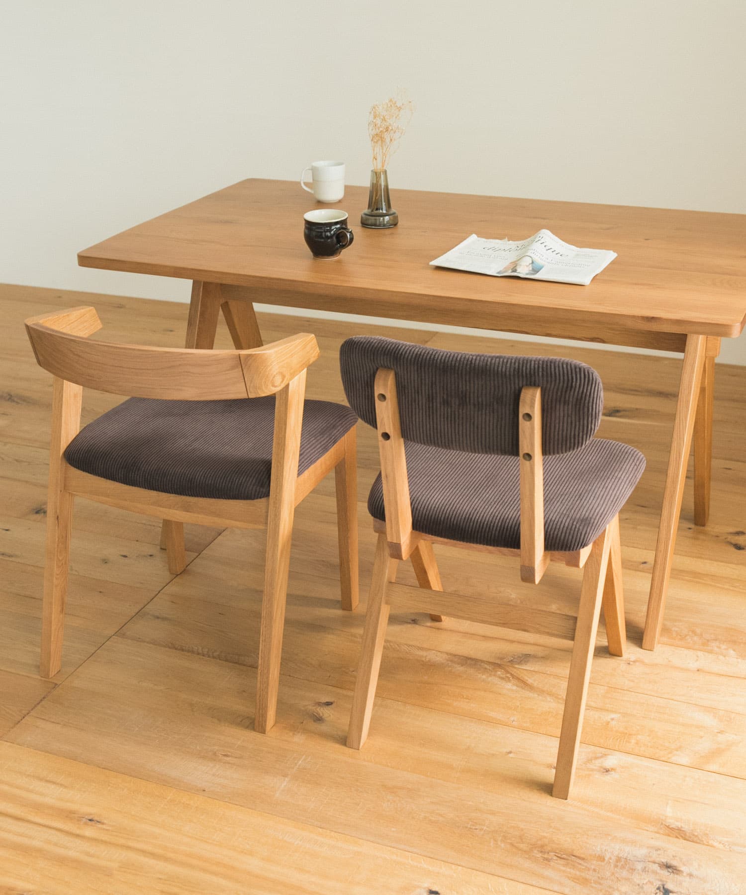BOTHY 1350 (DINING TABLE) オーク無垢材 135
