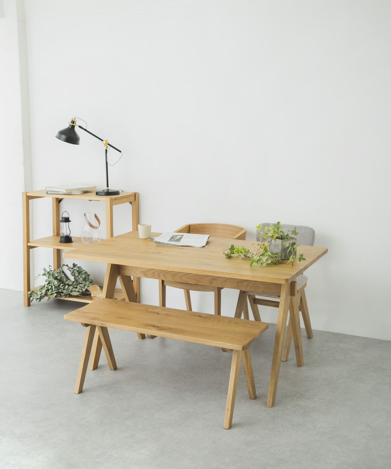 BOTHY 1500 (DINING TABLE) オーク無垢材 150