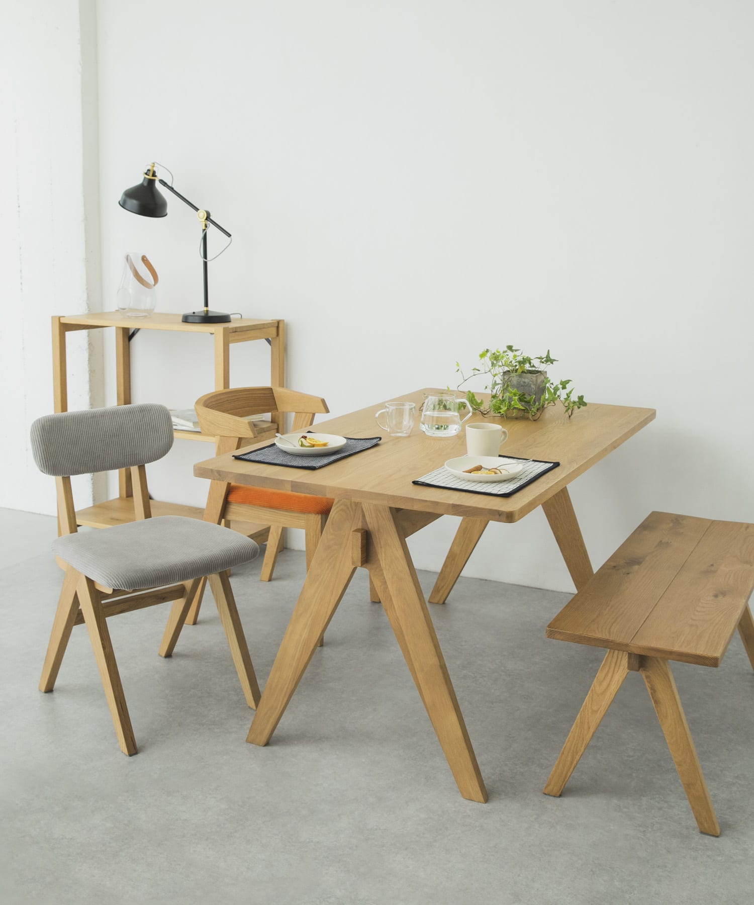 BOTHY 1500 (DINING TABLE) オーク無垢材 150