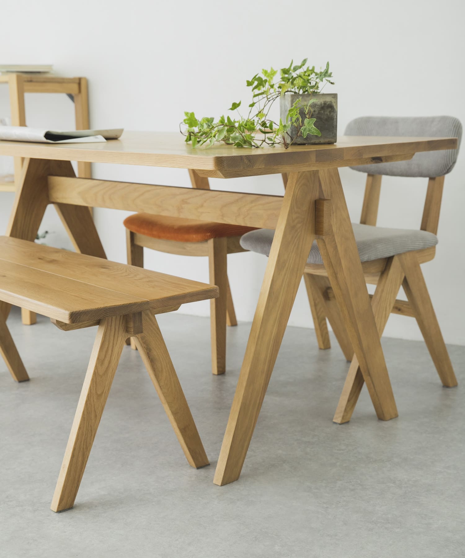 BOTHY 1500 (DINING TABLE) オーク無垢材 150