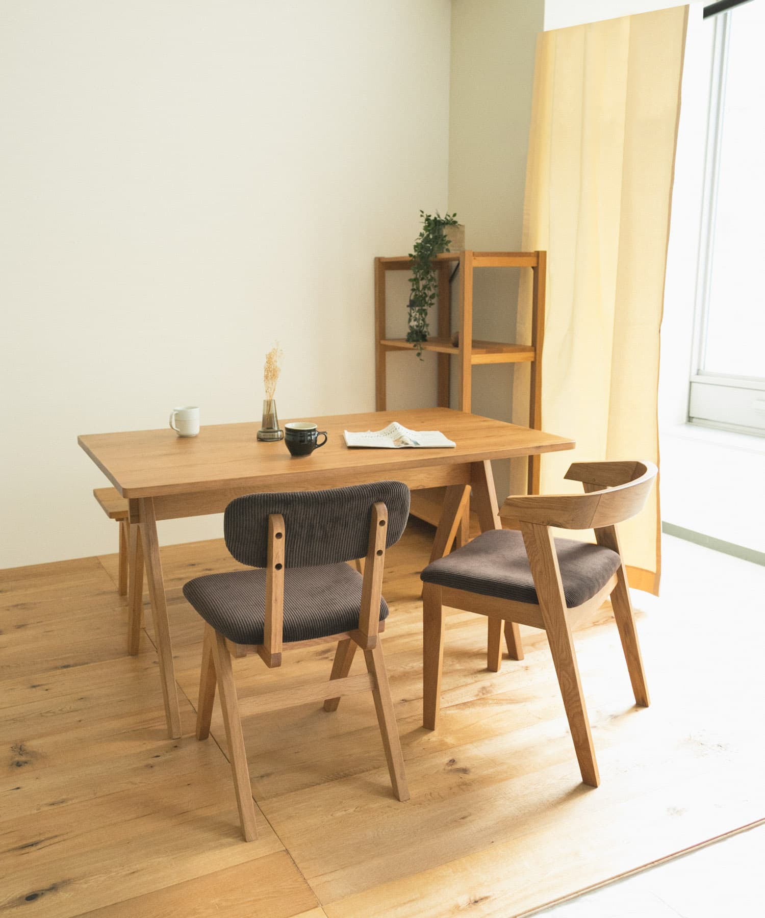 BOTHY 1500 (DINING TABLE) オーク無垢材 150